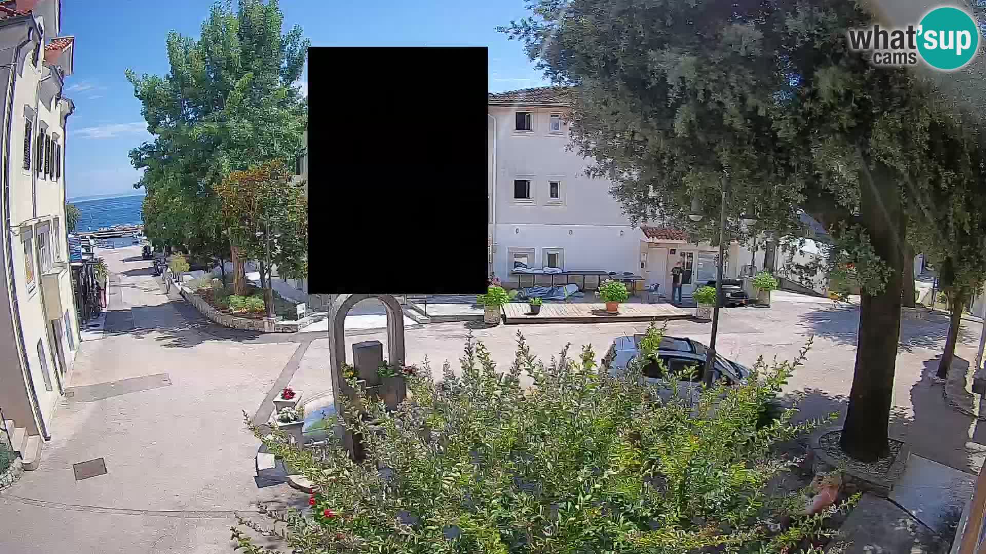 Webcam Mošćenička Draga Zentrum – Liveblick auf das Ortszentrum
