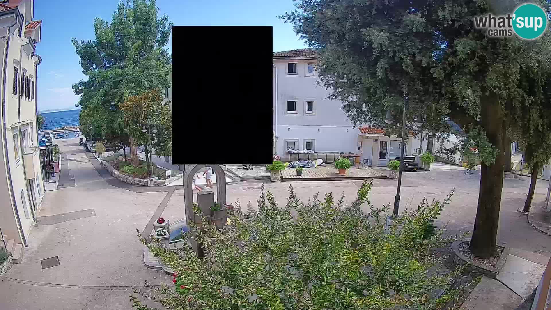 Webcam Mošćenička Draga Center – Live View of the Town Center