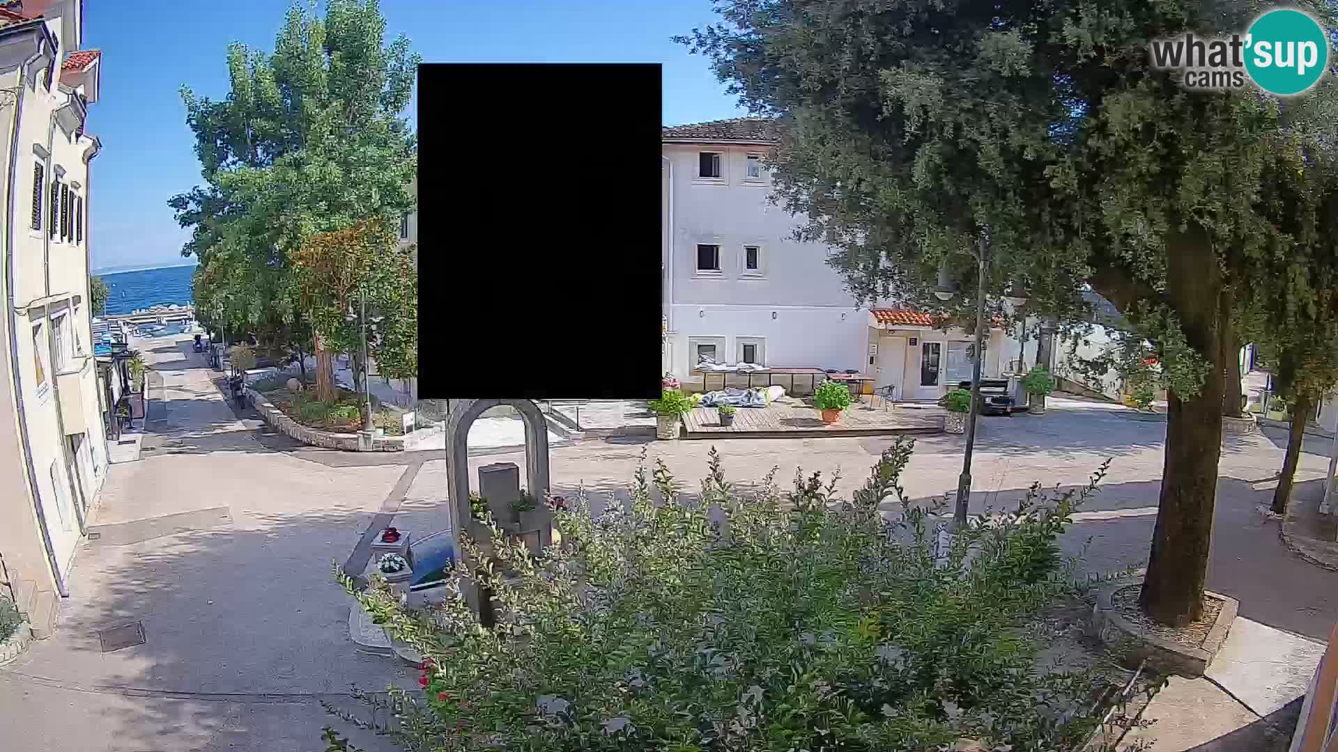 Webcam Mošćenička Draga Center – Live View of the Town Center