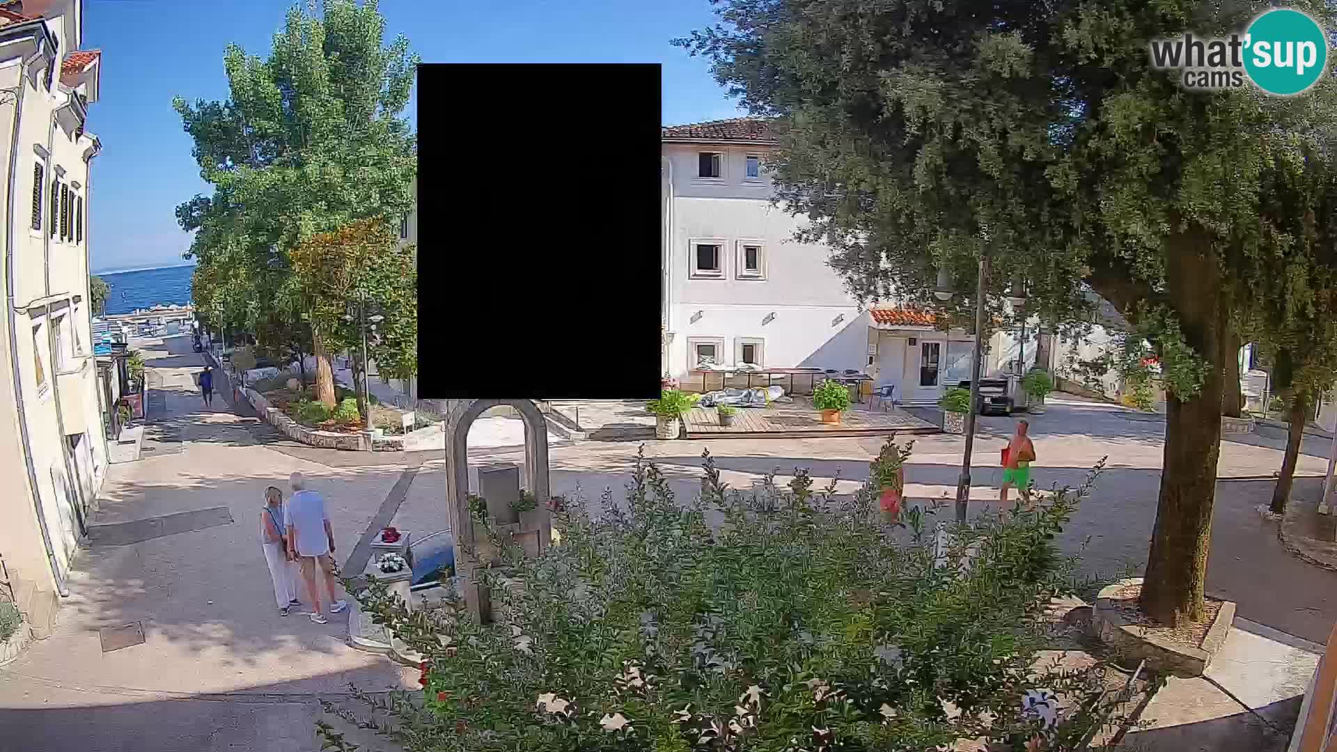 Webcam Centro Draga di Moschiena – Vista live sul centro