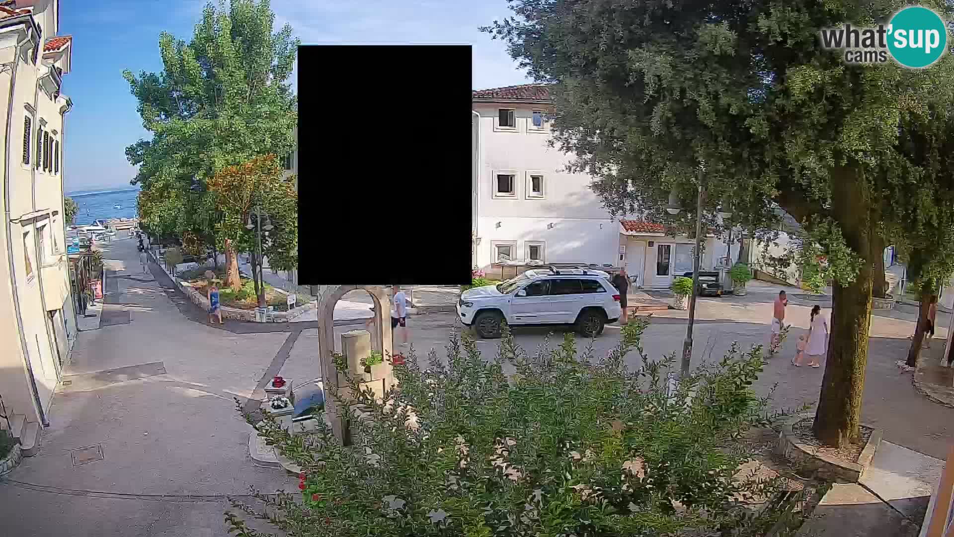 Webcam Centro Draga di Moschiena – Vista live sul centro