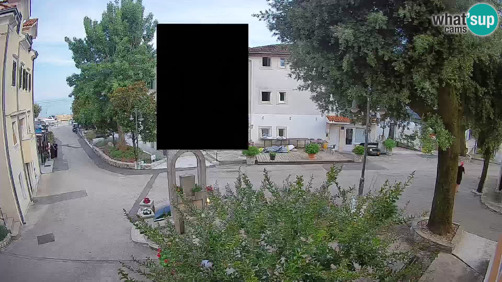 Webcam Centro Draga di Moschiena – Vista live sul centro