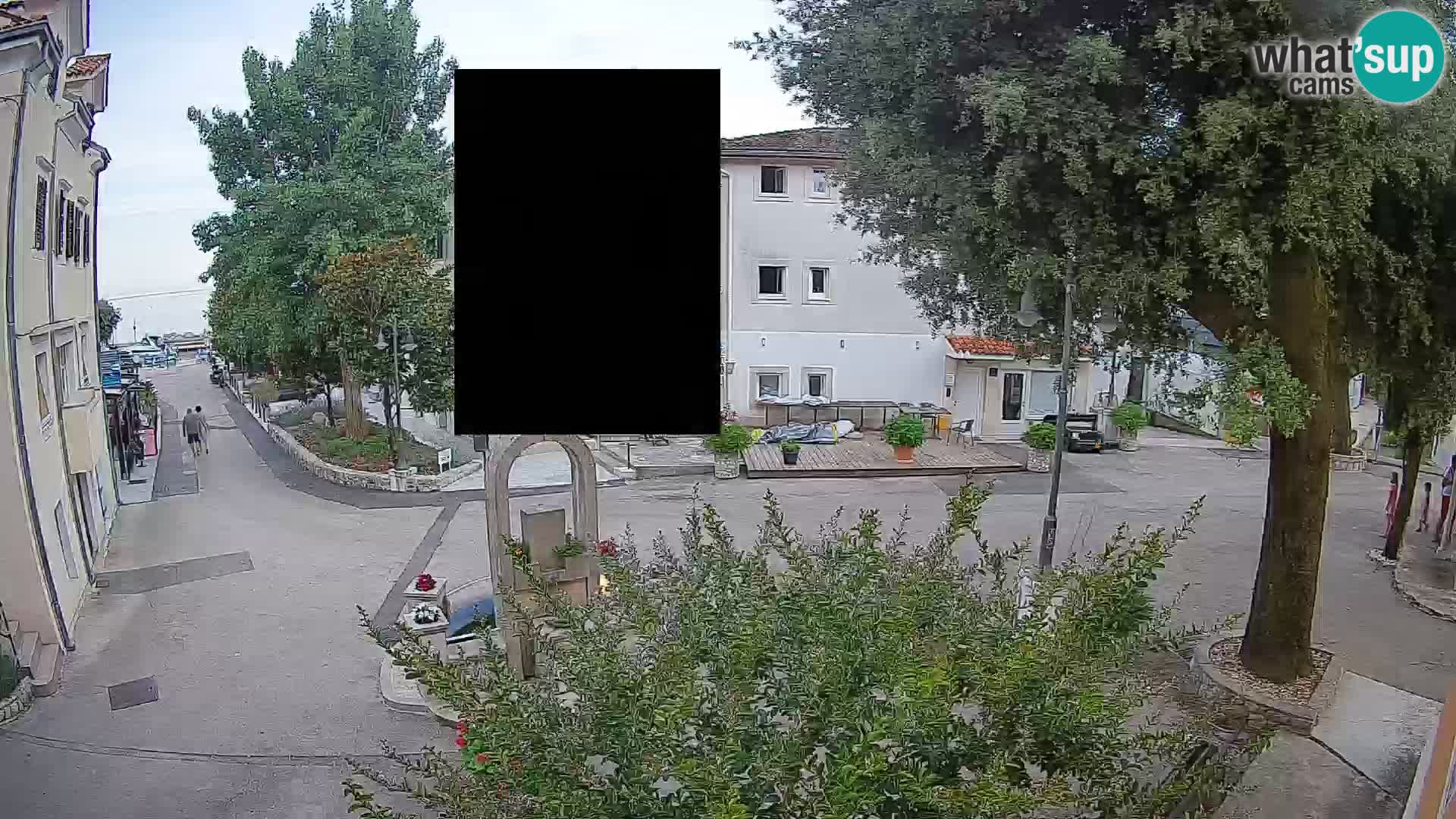 Webcam Mošćenička Draga Center – Live View of the Town Center