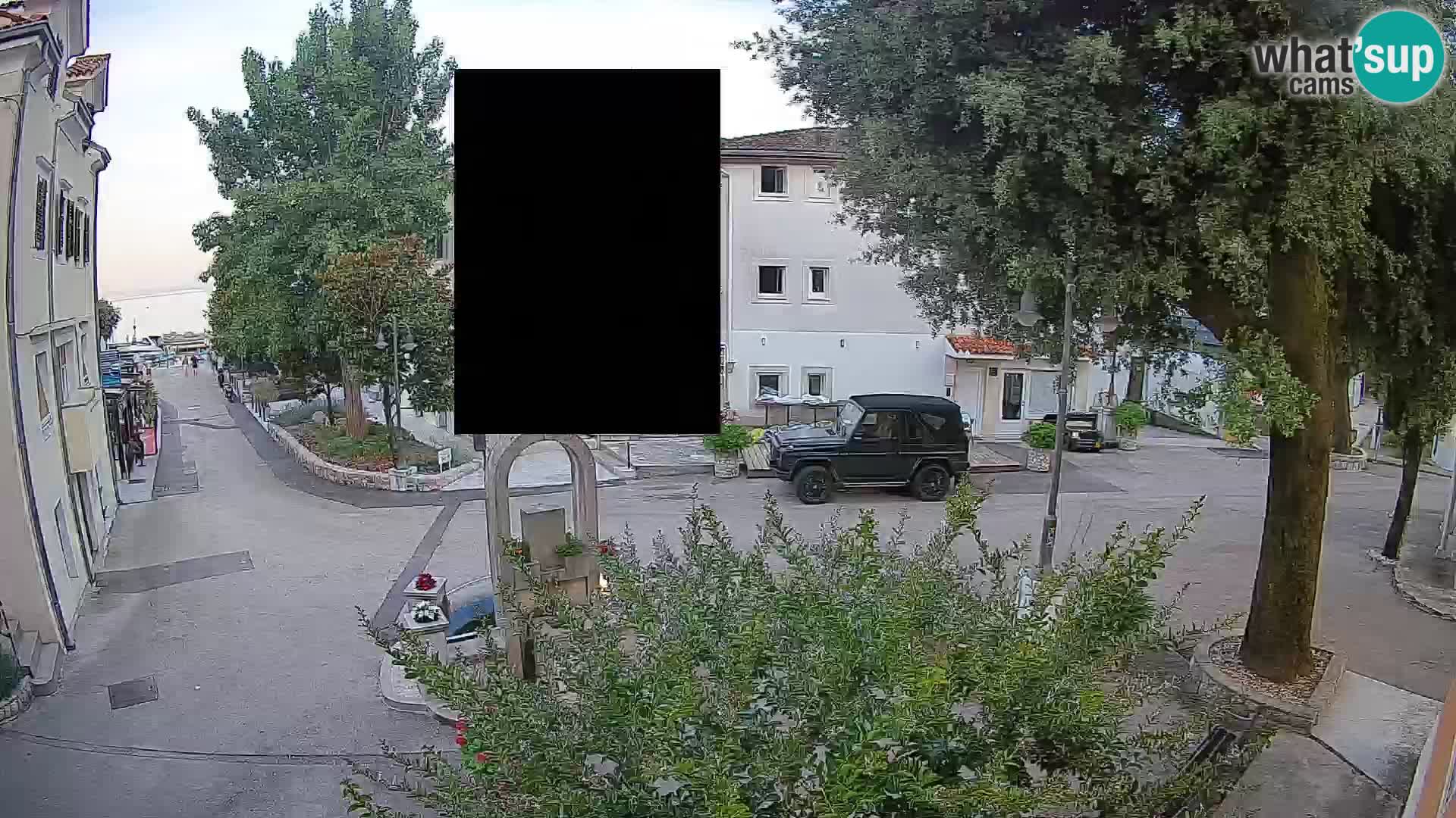 Webcam Mošćenička Draga Center – Live View of the Town Center
