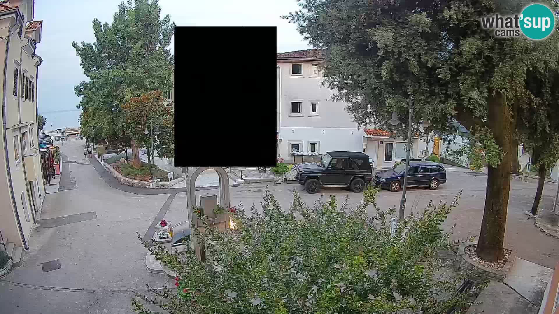 Webcam Mošćenička Draga Center – Live View of the Town Center