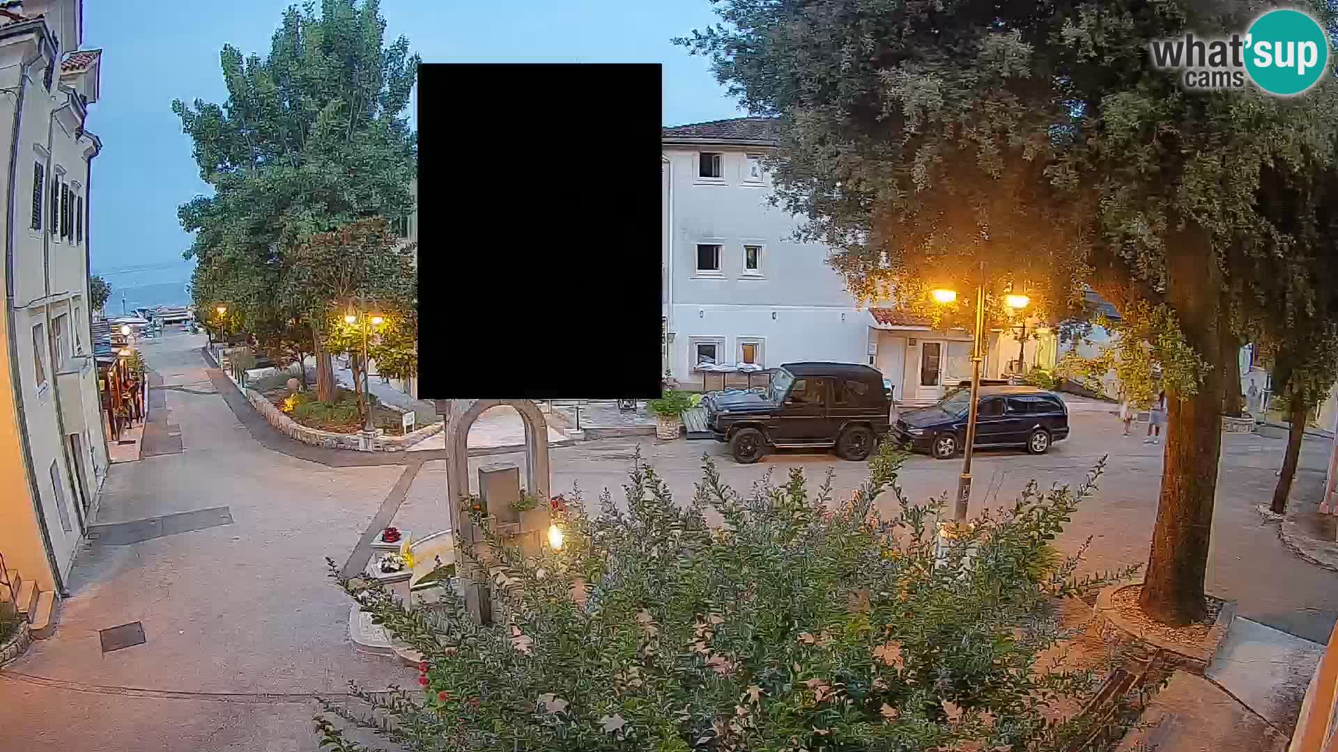 Webcam Centro Draga di Moschiena – Vista live sul centro