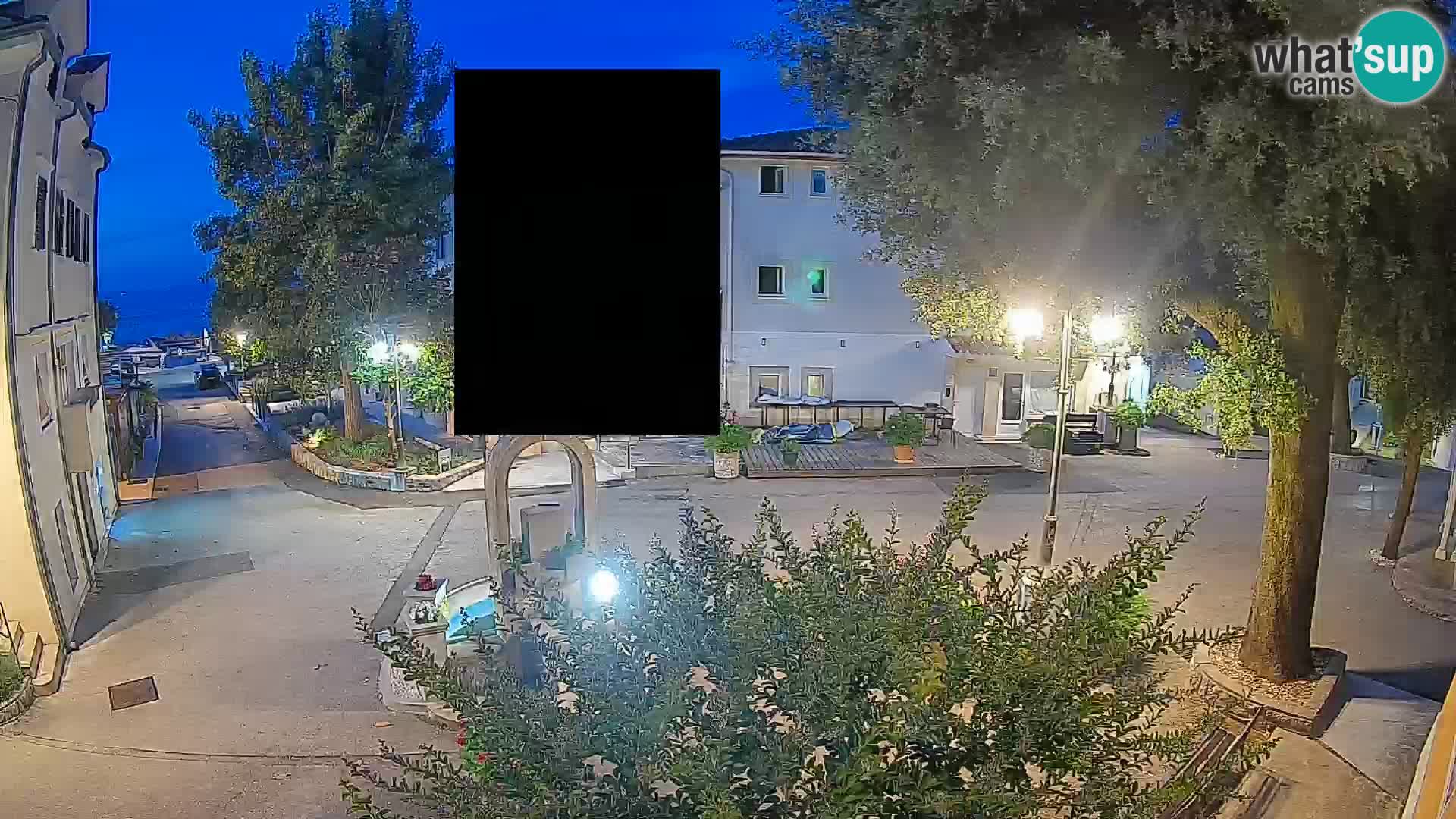 Webcam Mošćenička Draga Center – Live View of the Town Center