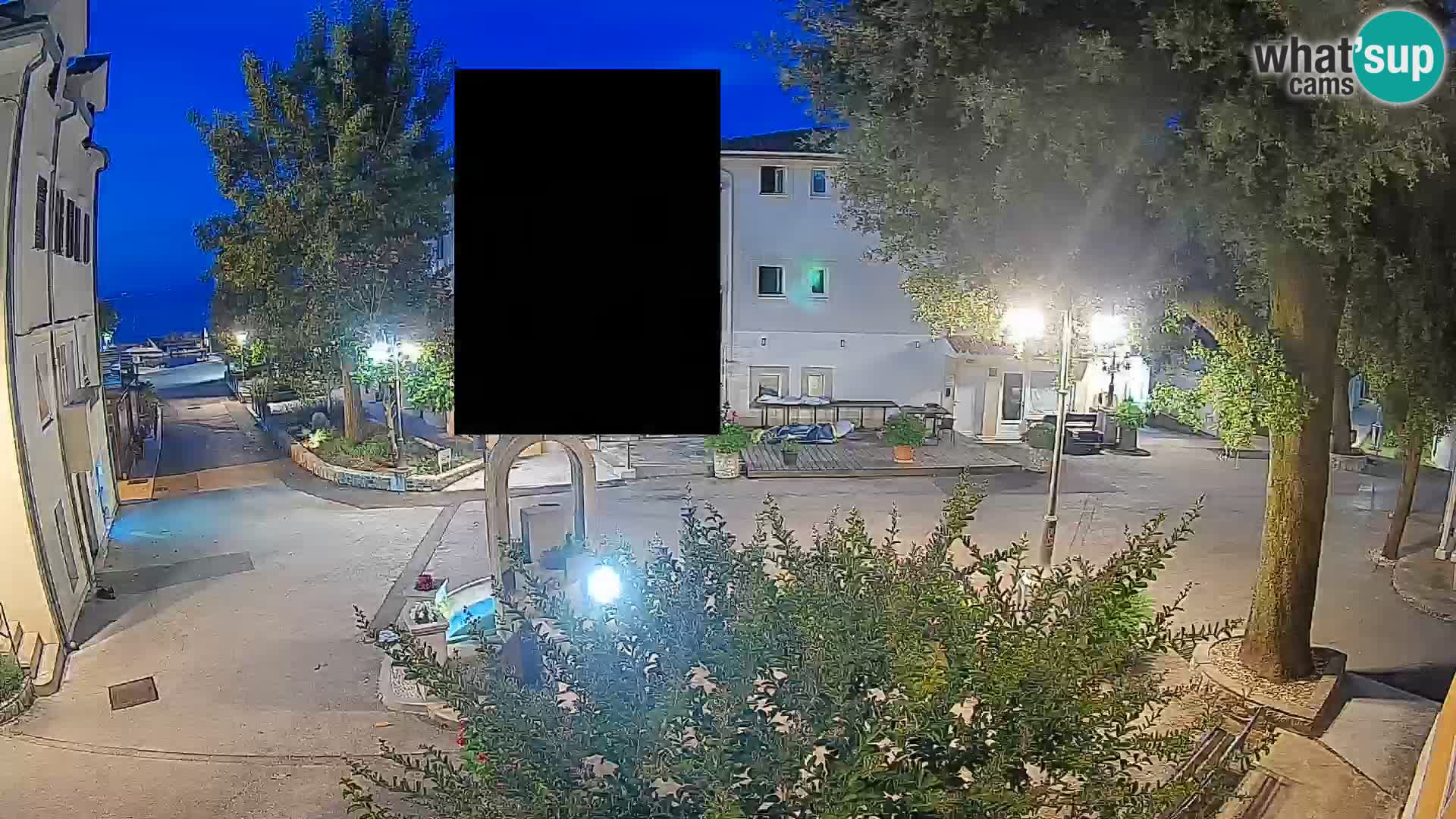 Webcam Centre de Mošćenička Draga – Vue en direct du centre-ville