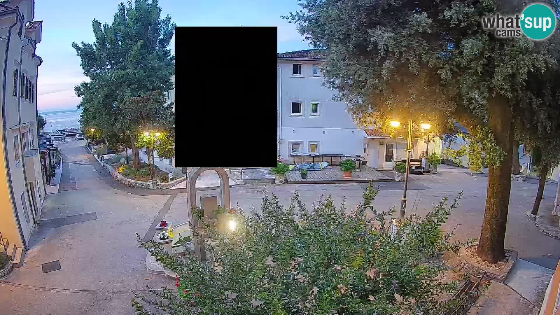Webcam Centro Draga di Moschiena – Vista live sul centro