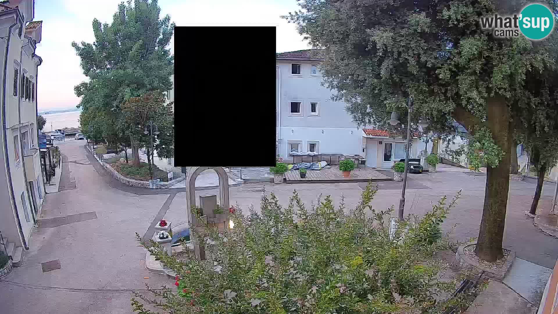 Webcam centre de Mošćenička Draga – Vue en direct du centre-ville