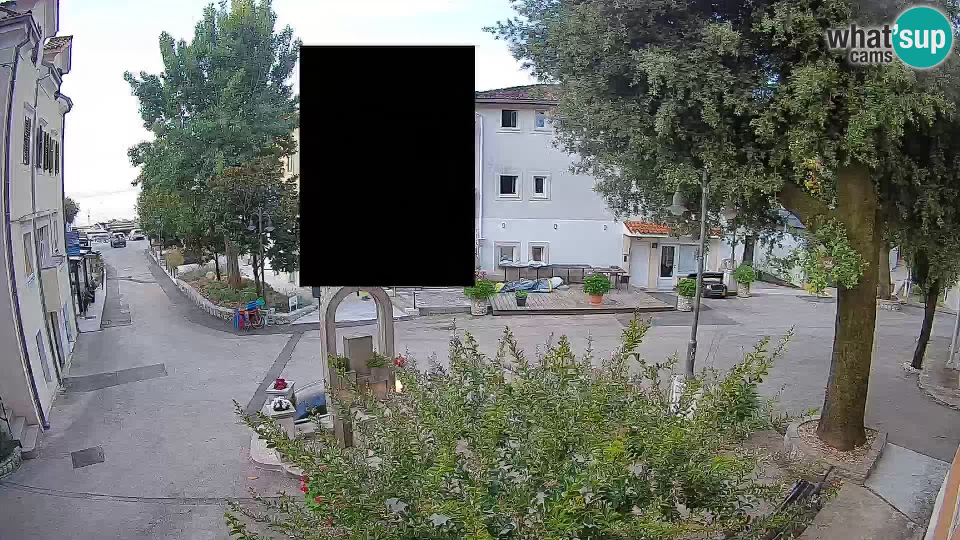 Webcam Centro Draga di Moschiena – Vista live sul centro