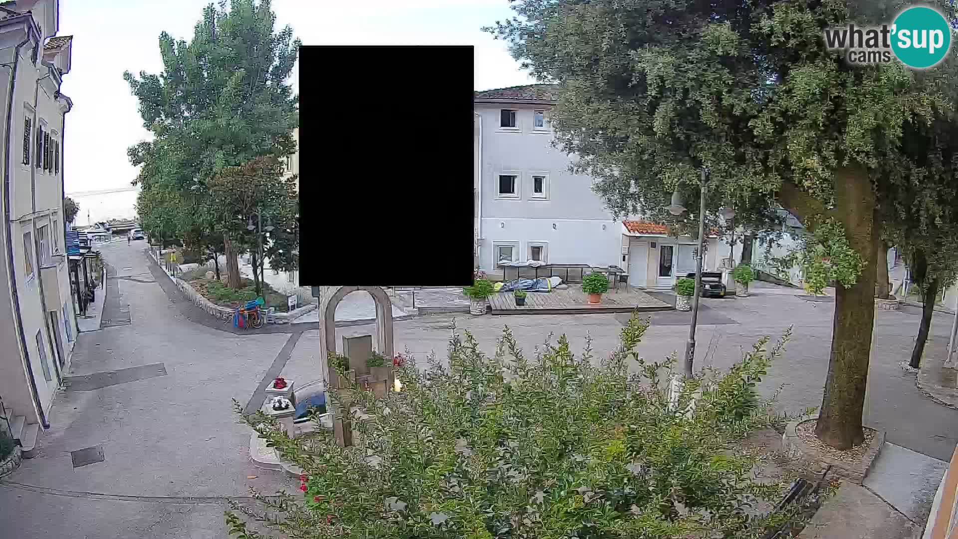 Webcam Mošćenička Draga Center – Live View of the Town Center