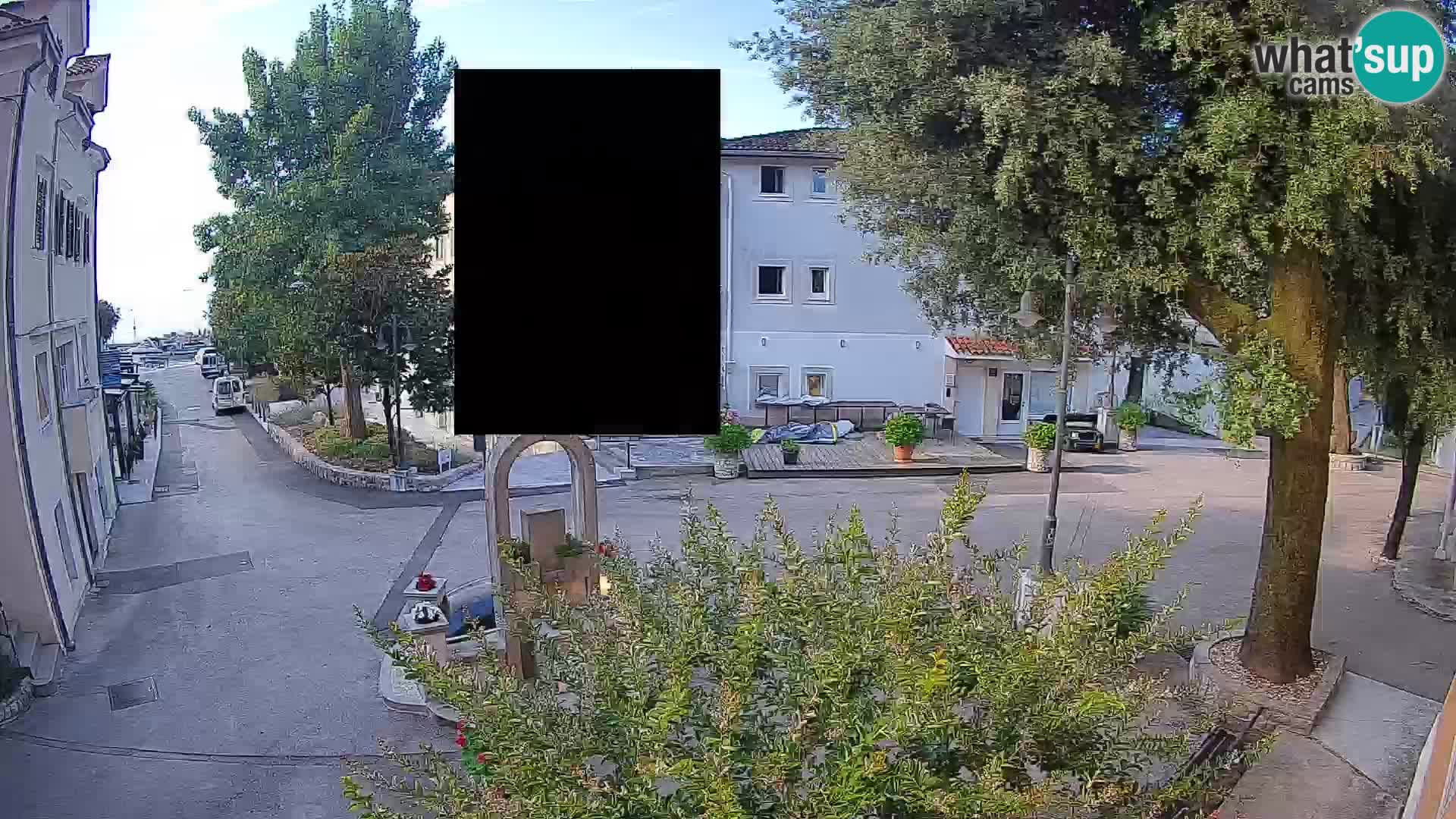 Webcam Centro Draga di Moschiena – Vista live sul centro
