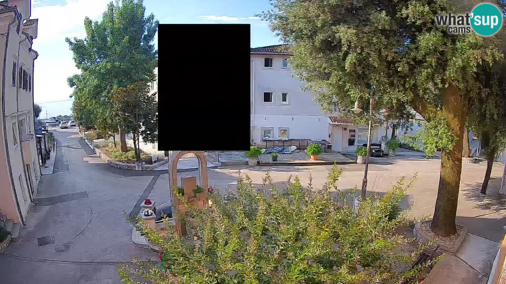 Webcam Mošćenička Draga Center – Live View of the Town Center