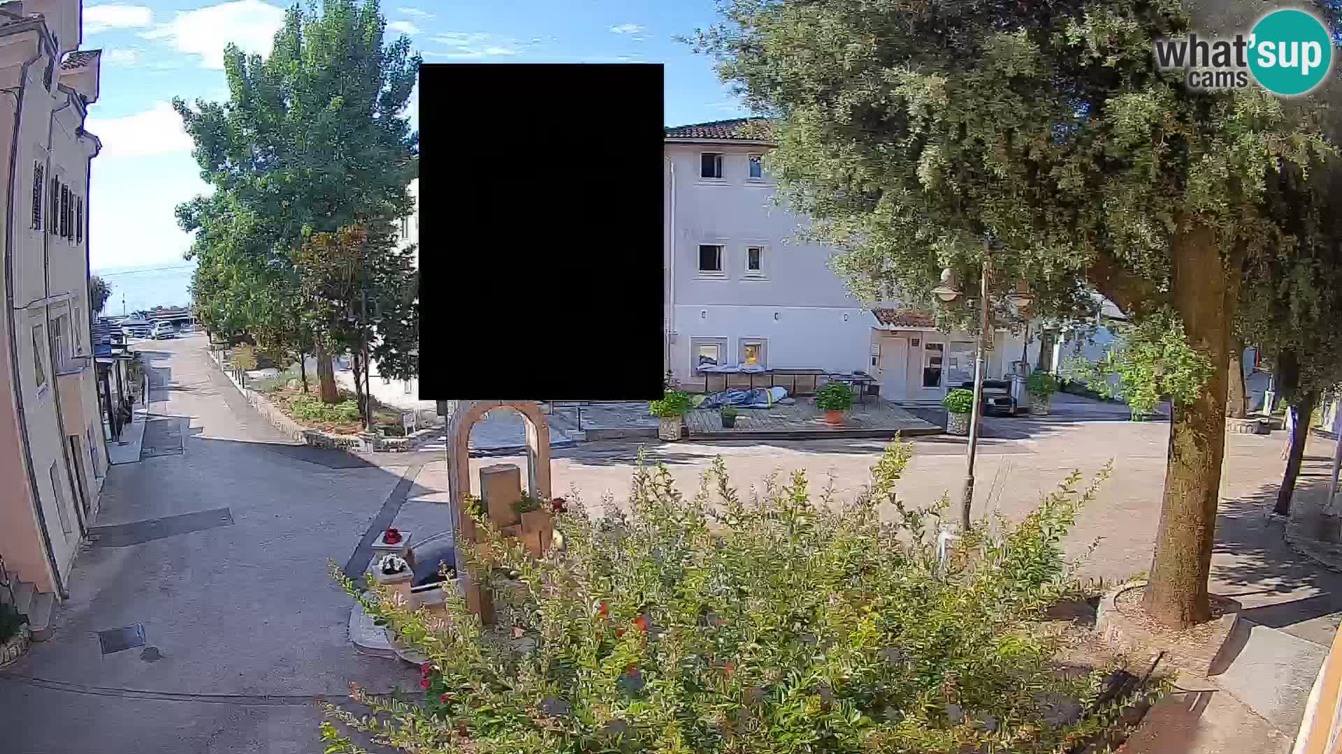 Webcam centre de Mošćenička Draga – Vue en direct du centre-ville