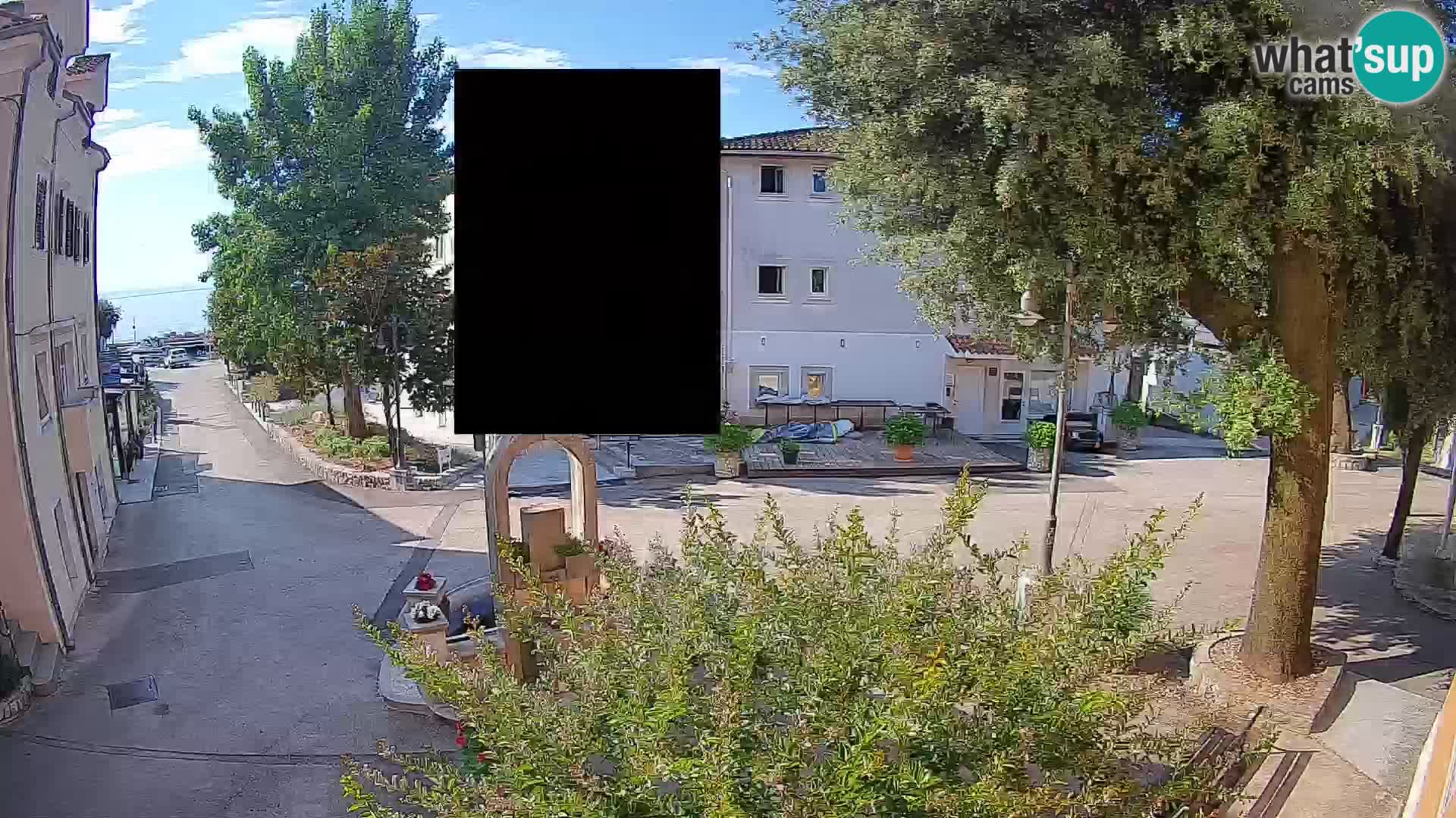 Webcam Centre de Mošćenička Draga – Vue en direct du centre-ville
