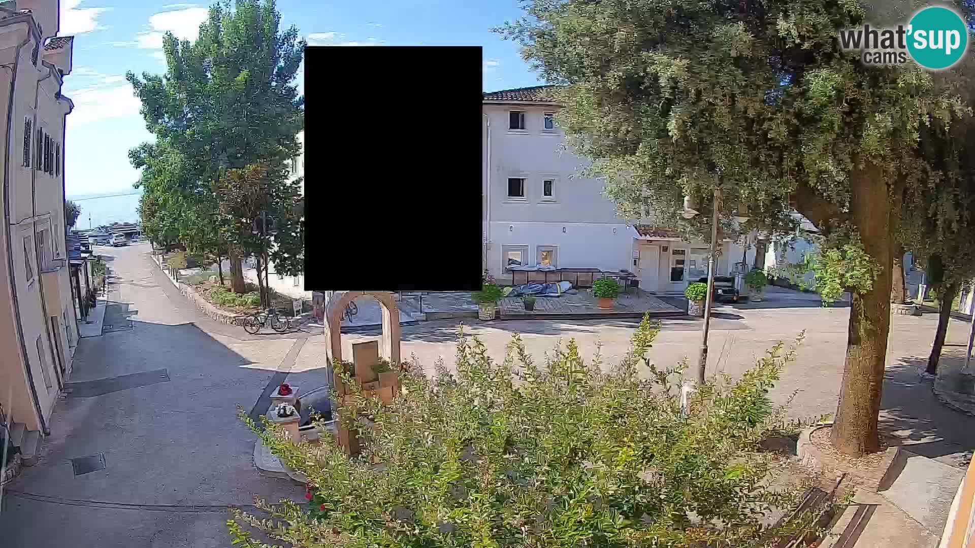 Webcam Centro Draga di Moschiena – Vista live sul centro