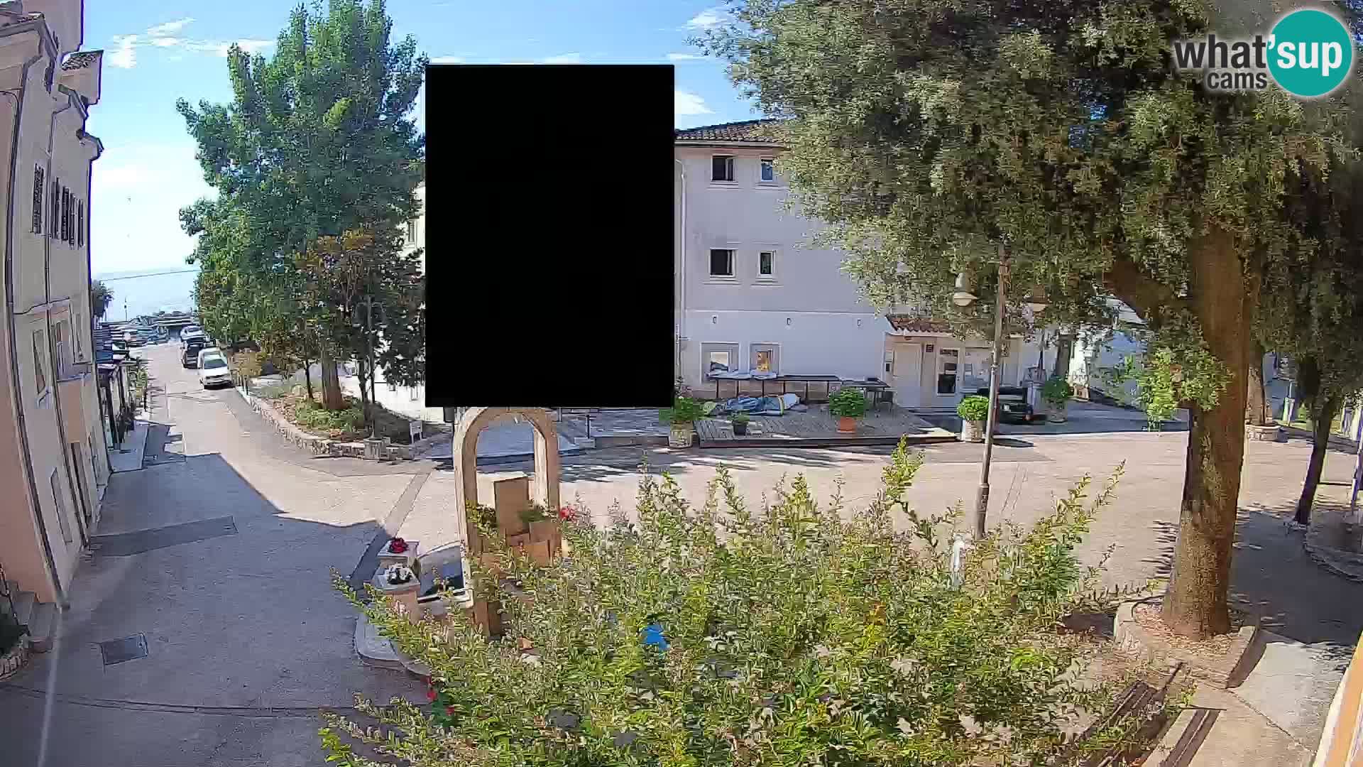 Webcam Mošćenička Draga Center – Live View of the Town Center