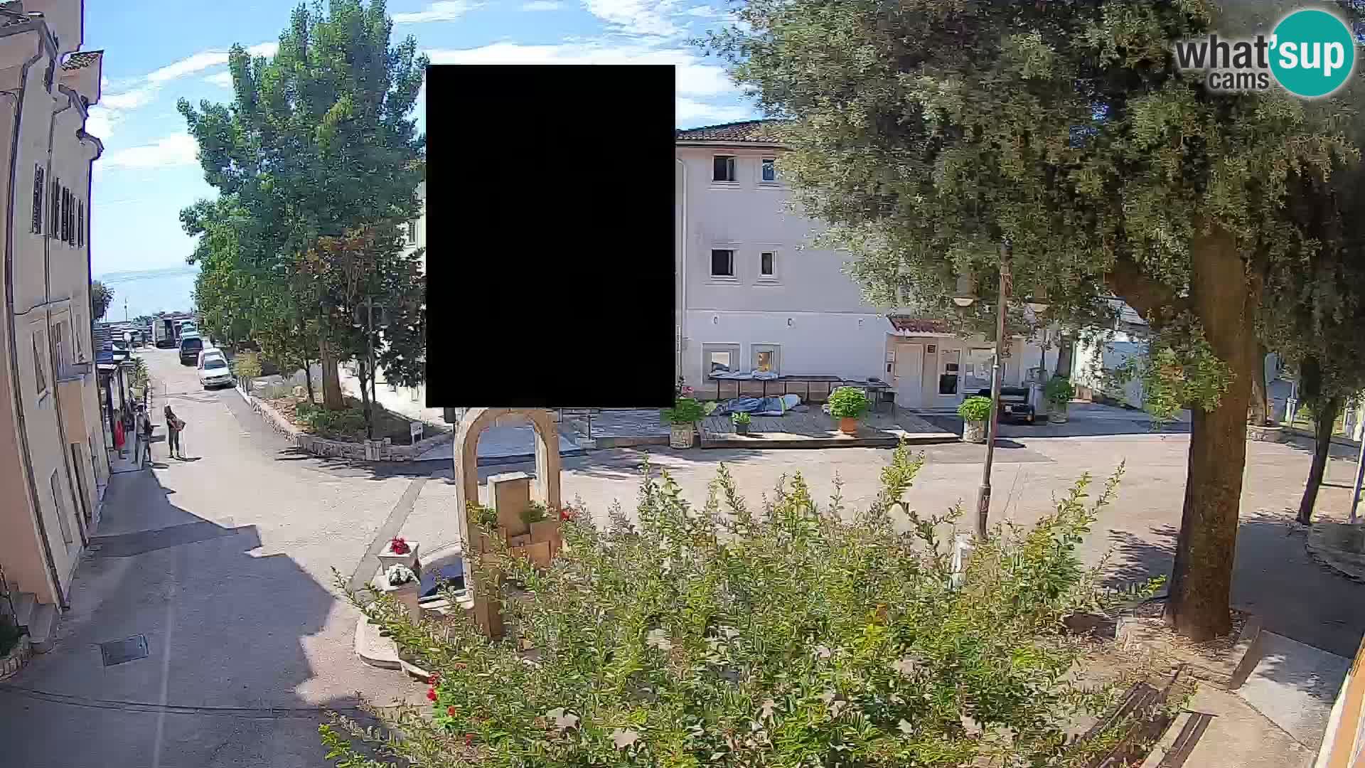 Webcam Centro Draga di Moschiena – Vista live sul centro