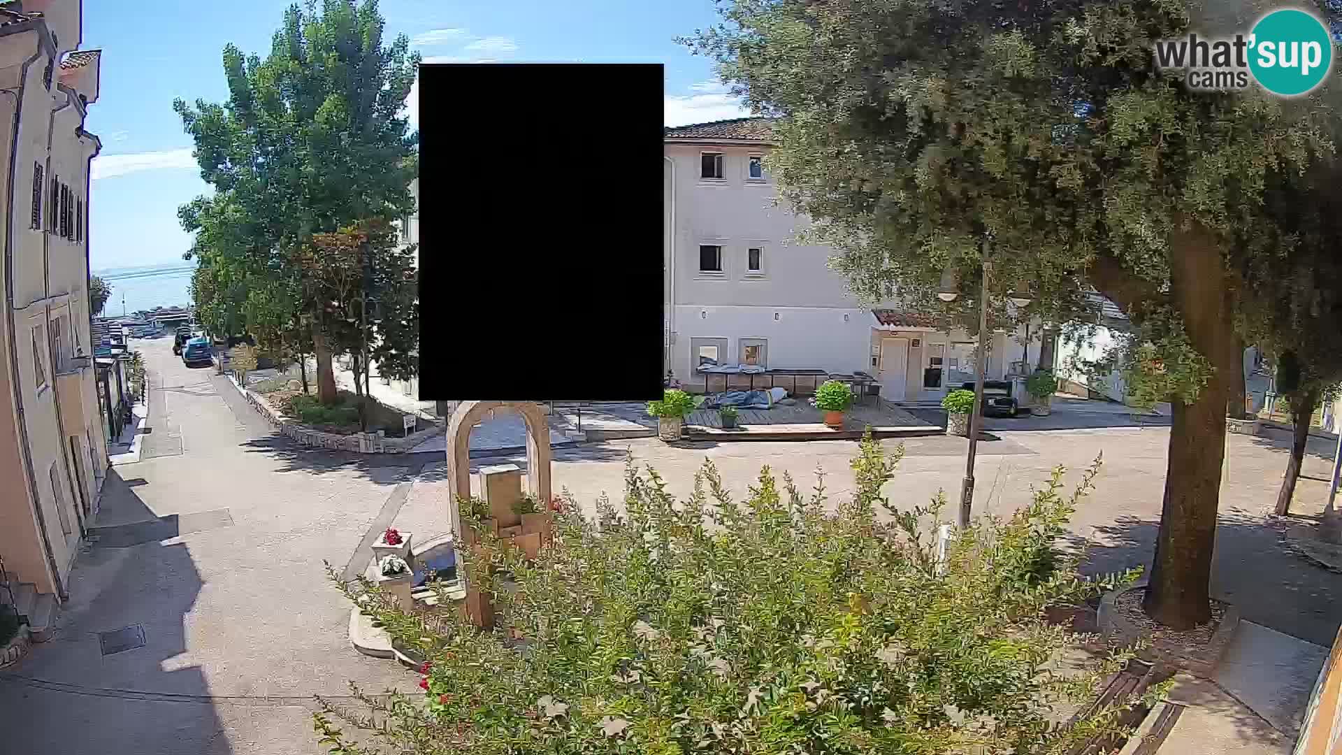 Webcam Centro Draga di Moschiena – Vista live sul centro