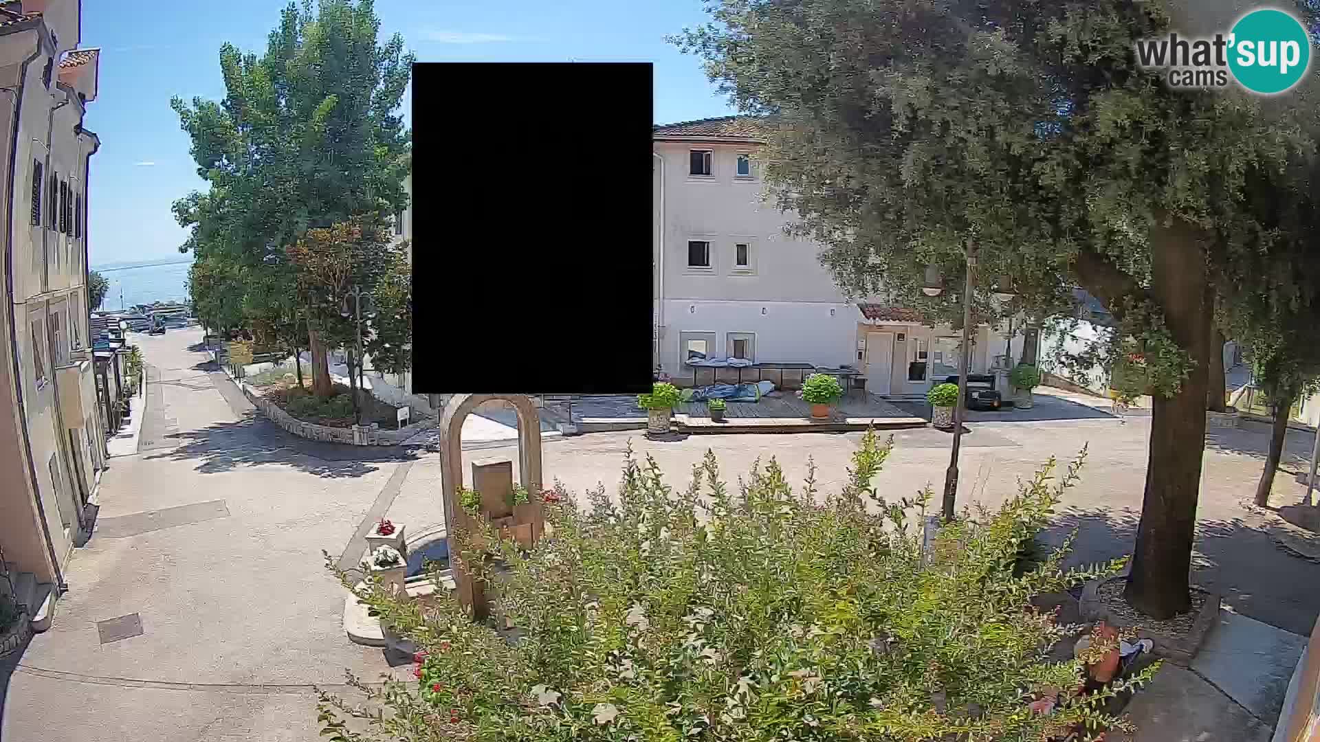 Webcam Centre de Mošćenička Draga – Vue en direct du centre-ville