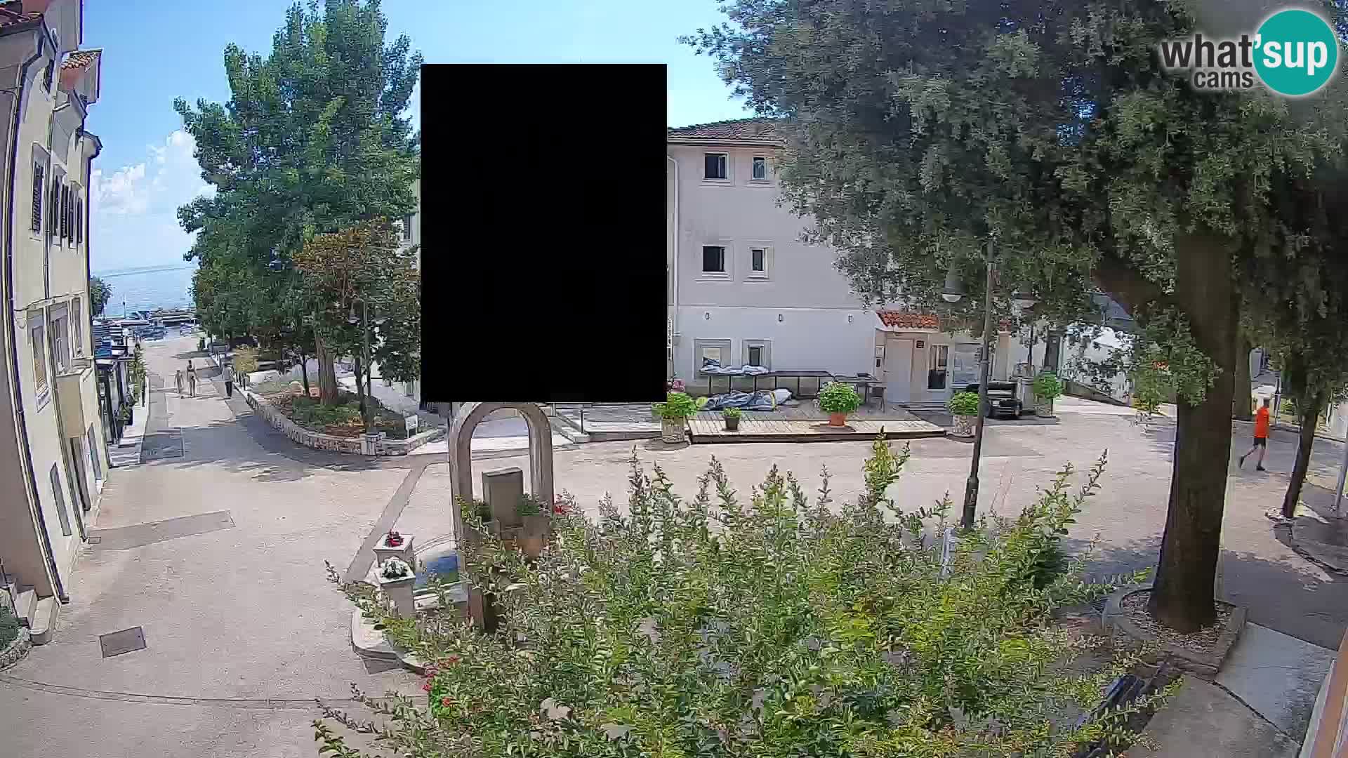 Webcam Centro Draga di Moschiena – Vista live sul centro
