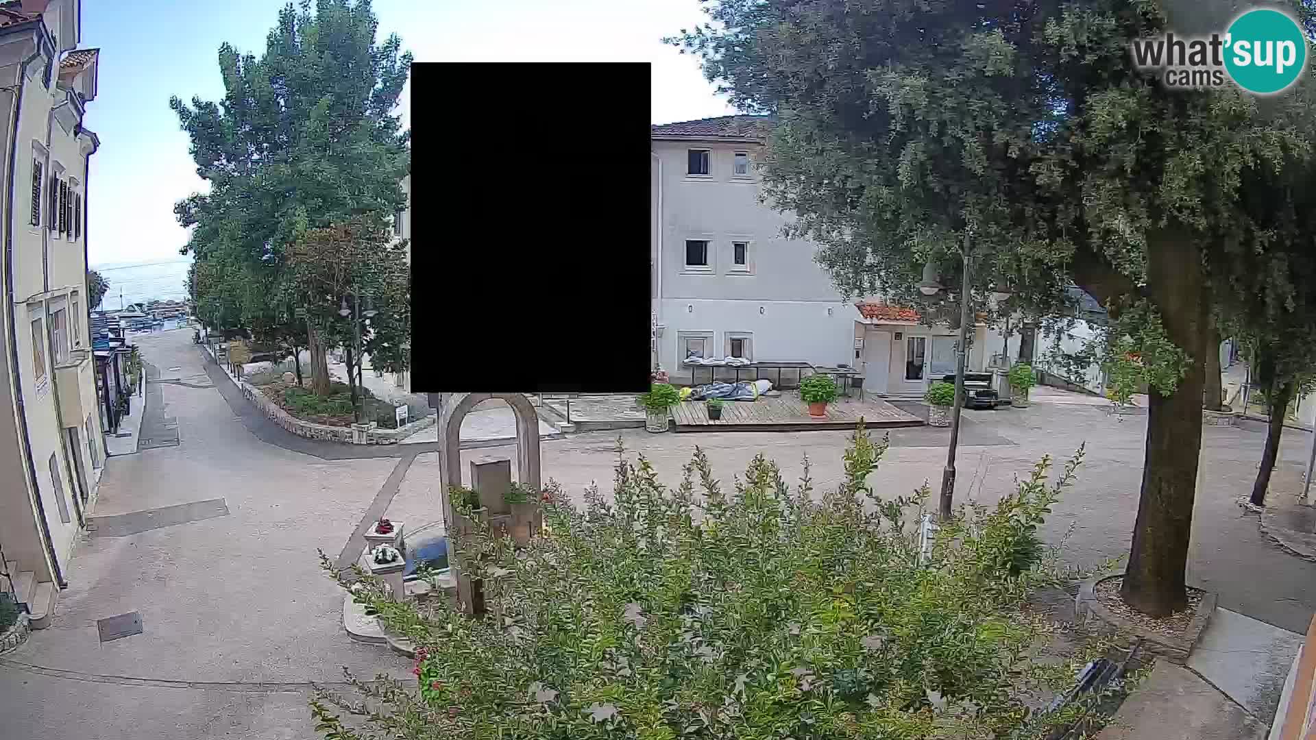 Webcam Mošćenička Draga Center – Live View of the Town Center