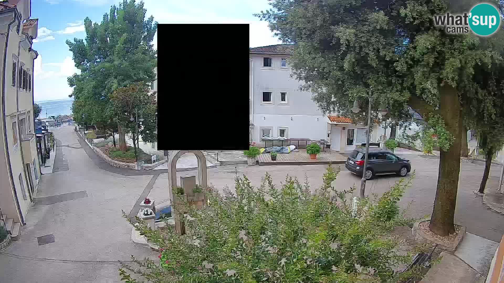 Webcam Mošćenička Draga Center – Live View of the Town Center