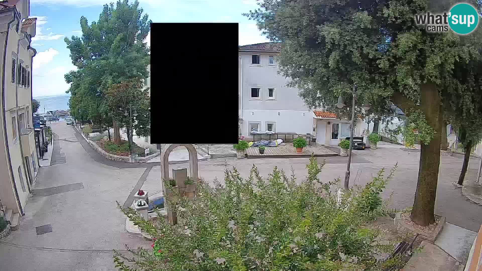 Webcam Centre de Mošćenička Draga – Vue en direct du centre-ville