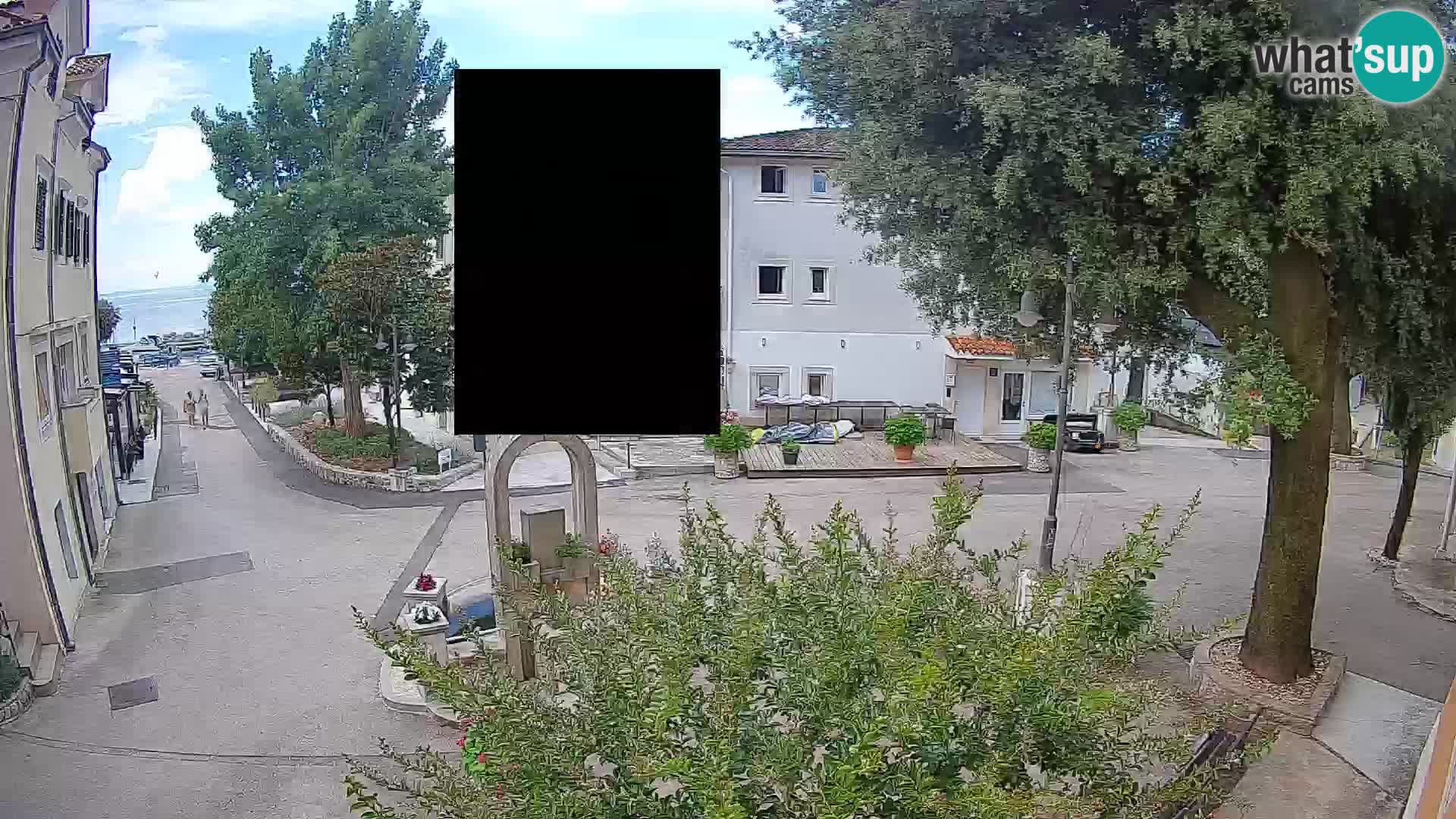 Webcam Mošćenička Draga Zentrum – Liveblick auf das Ortszentrum