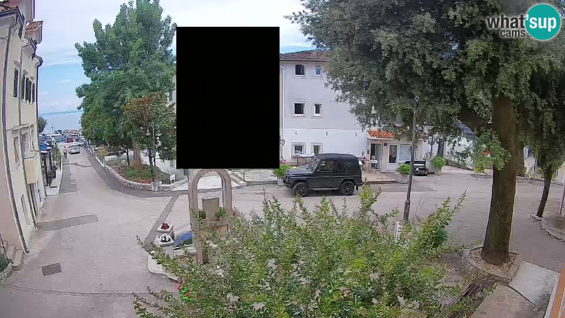 Webcam Centre de Mošćenička Draga – Vue en direct du centre-ville