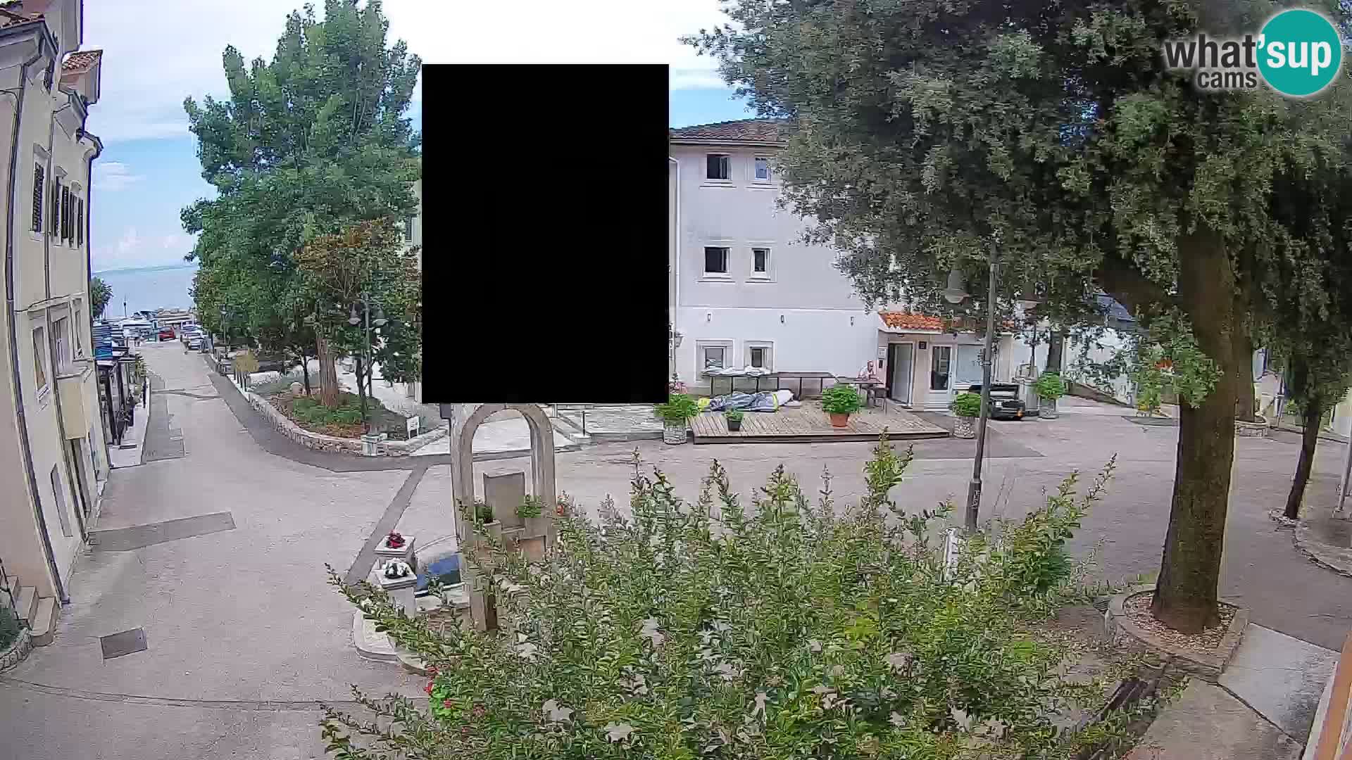 Webcam Centre de Mošćenička Draga – Vue en direct du centre-ville