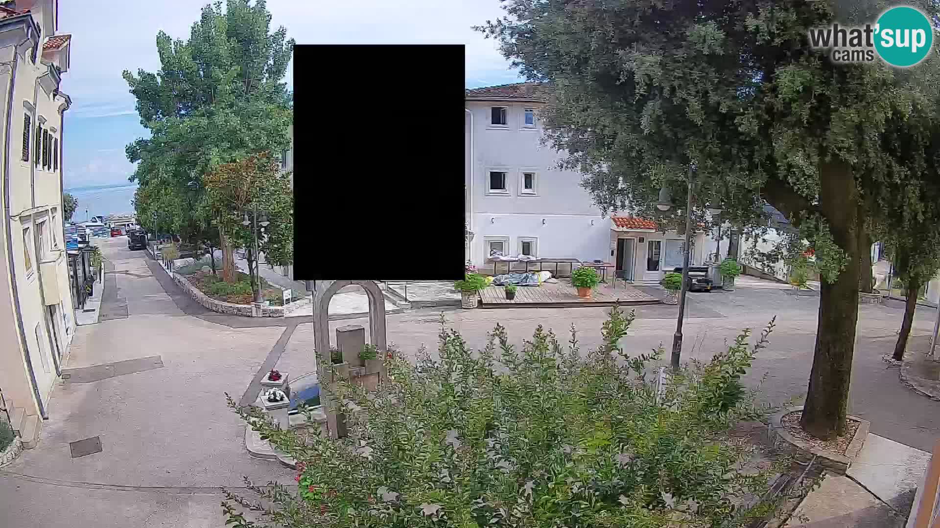 Webcam centre de Mošćenička Draga – Vue en direct du centre-ville