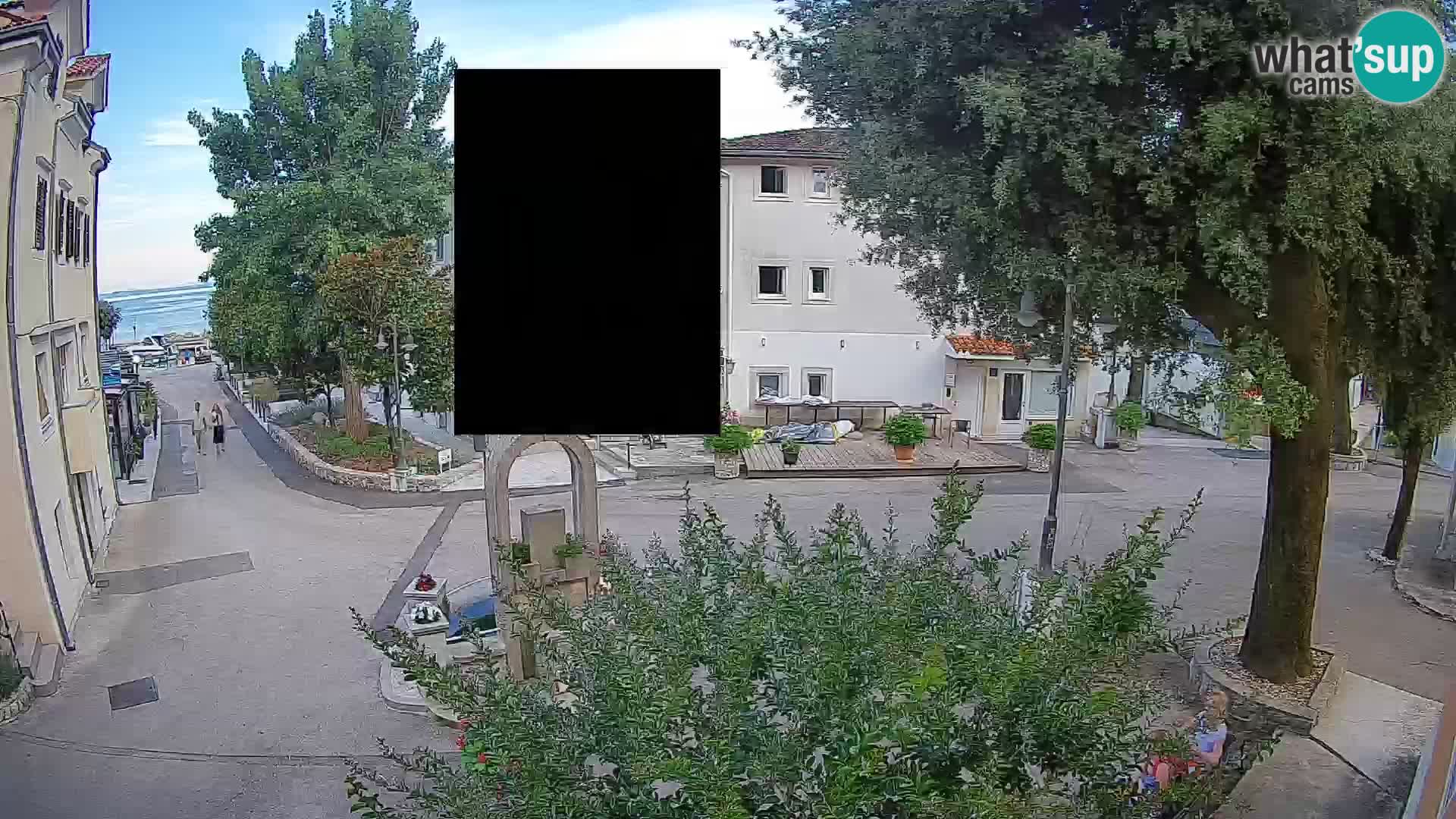Webcam centre de Mošćenička Draga – Vue en direct du centre-ville