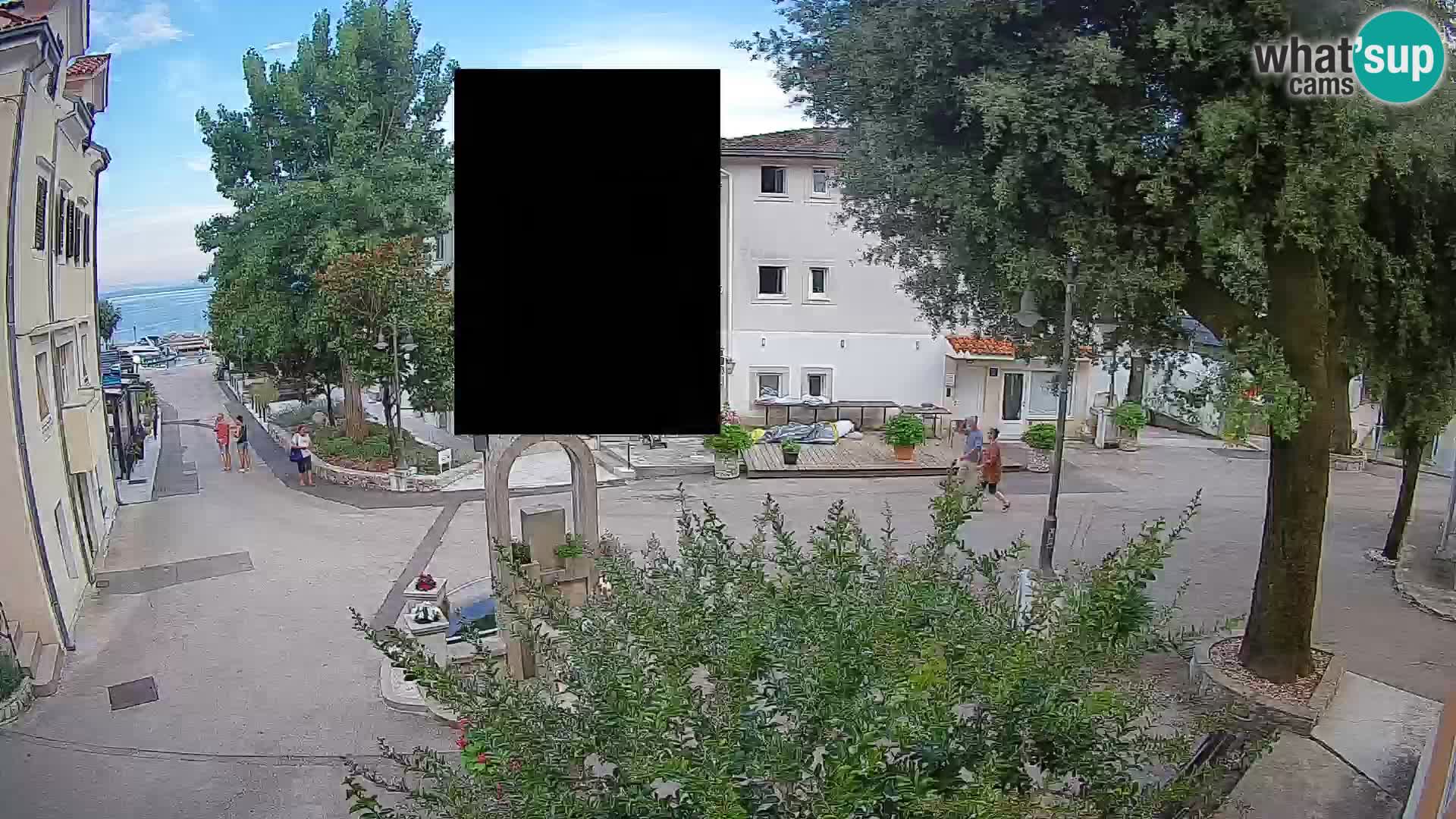 Webcam Centro Draga di Moschiena – Vista live sul centro