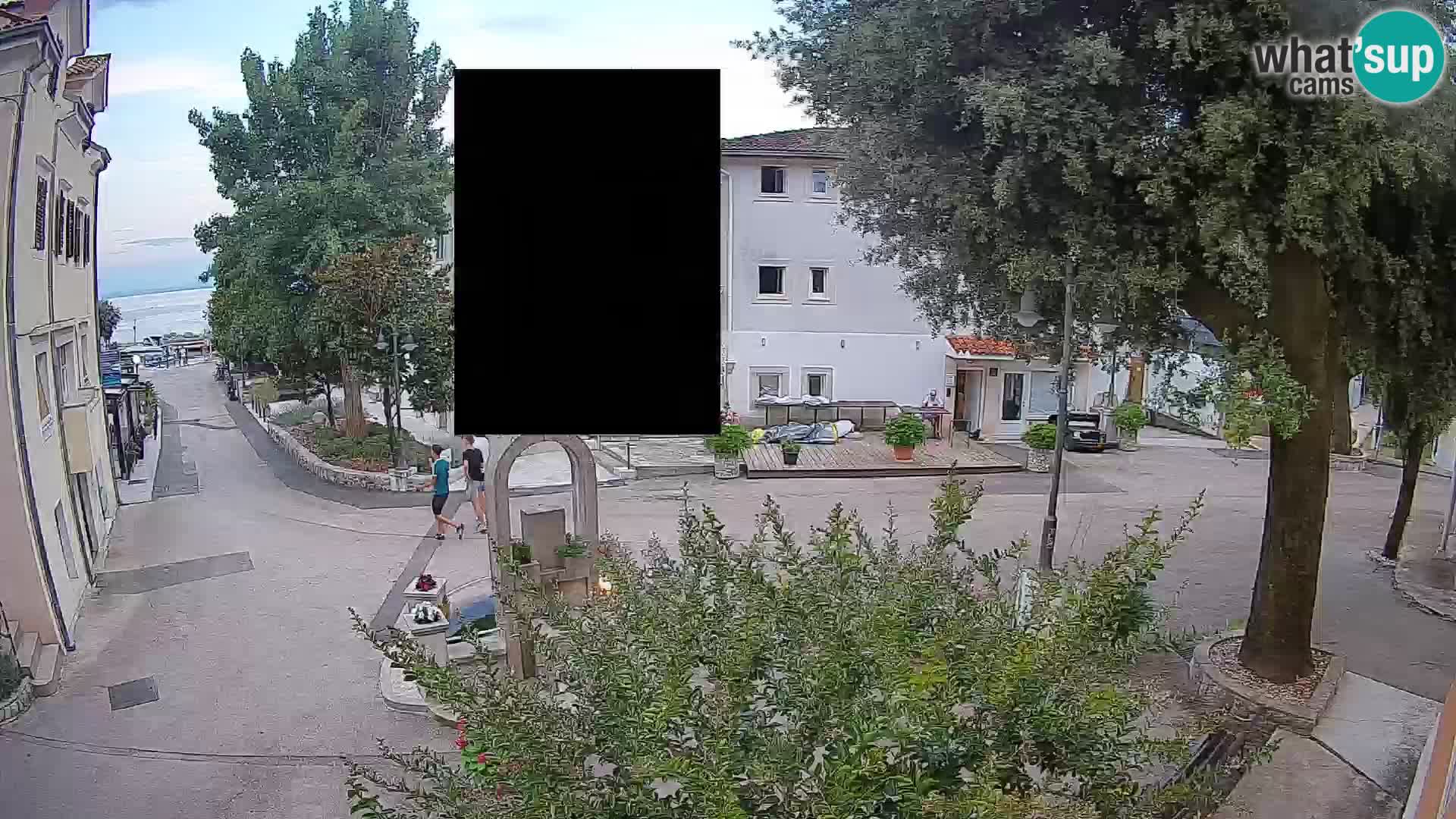Webcam Mošćenička Draga Zentrum – Liveblick auf das Ortszentrum