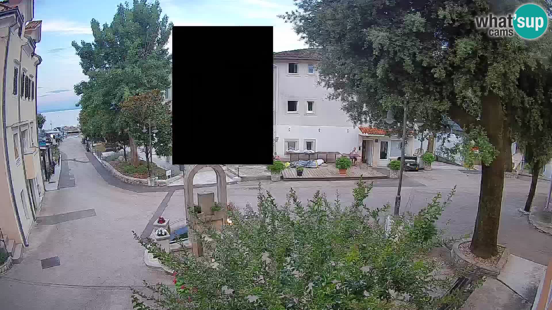 Webcam Mošćenička Draga Zentrum – Liveblick auf das Ortszentrum