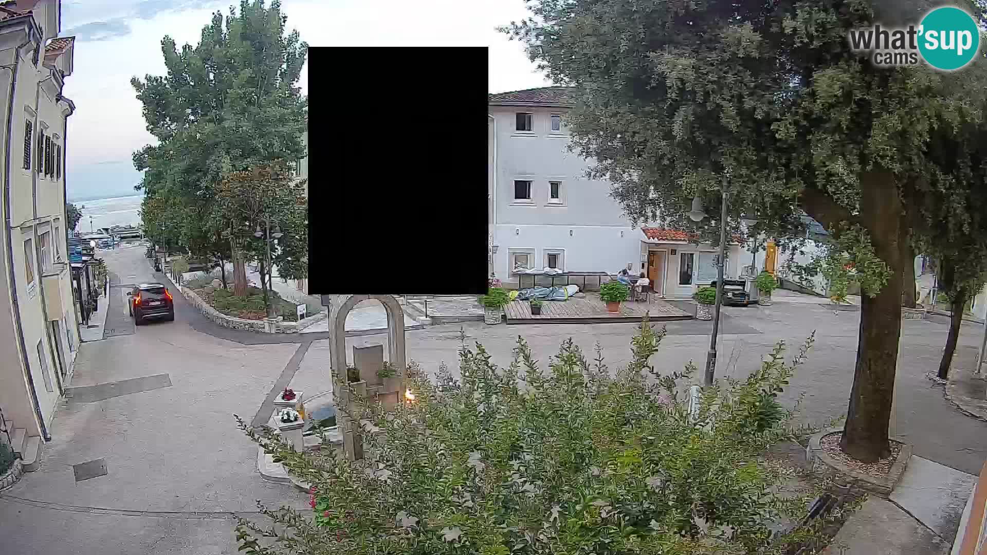 Webcam centre de Mošćenička Draga – Vue en direct du centre-ville