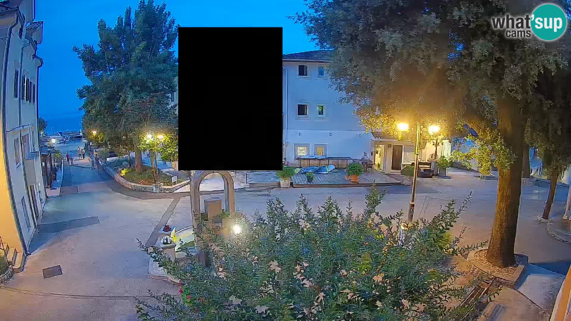 Webcam centre de Mošćenička Draga – Vue en direct du centre-ville