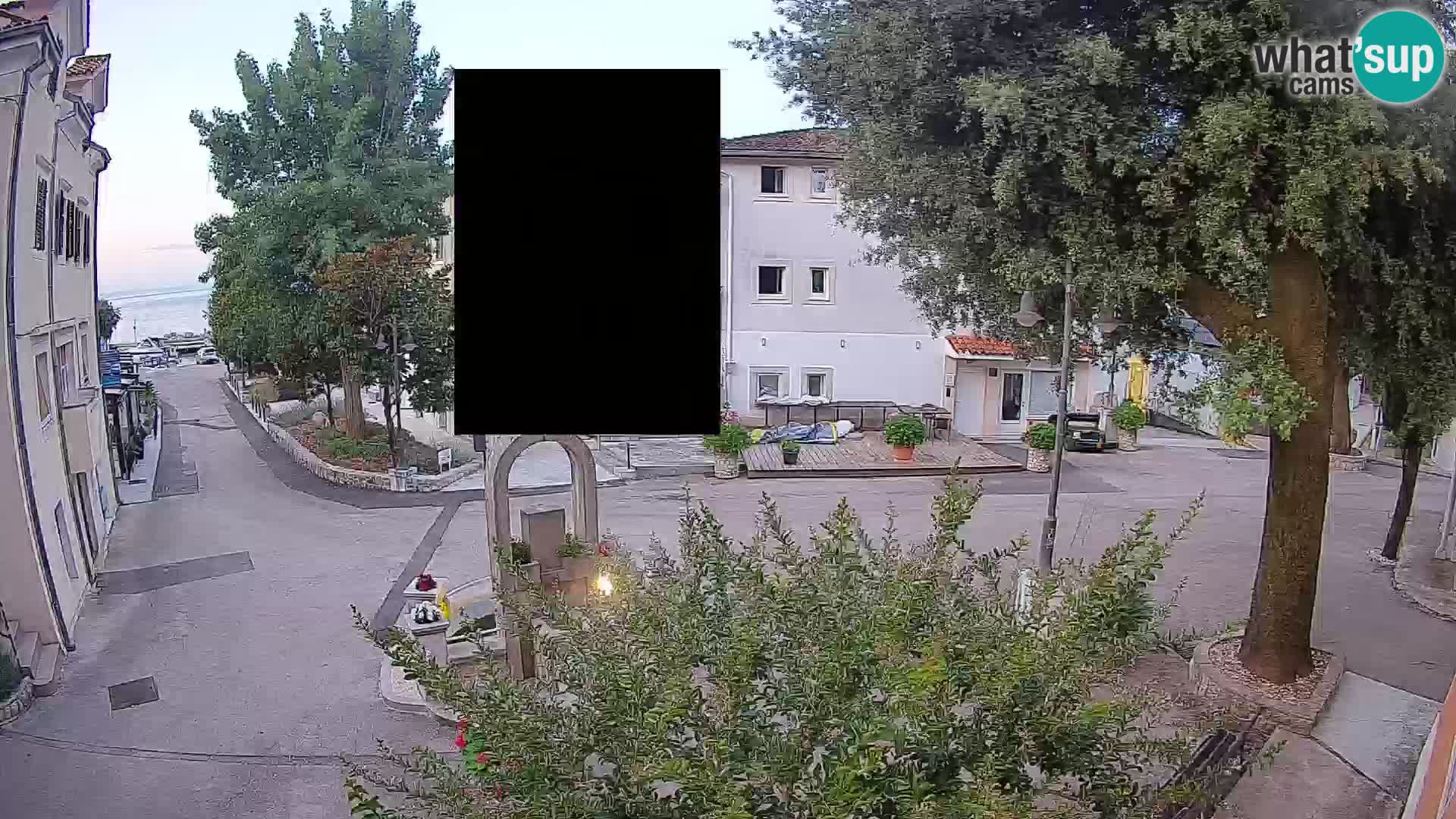 Webcam Centre de Mošćenička Draga – Vue en direct du centre-ville