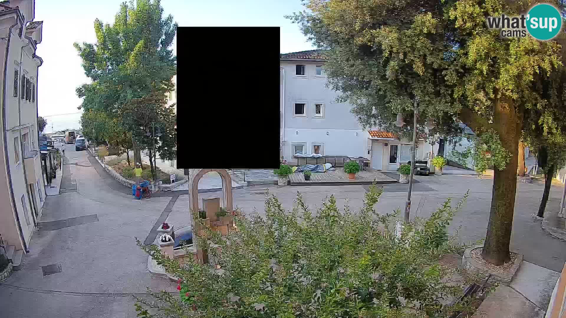 Webcam Mošćenička Draga Zentrum – Liveblick auf das Ortszentrum