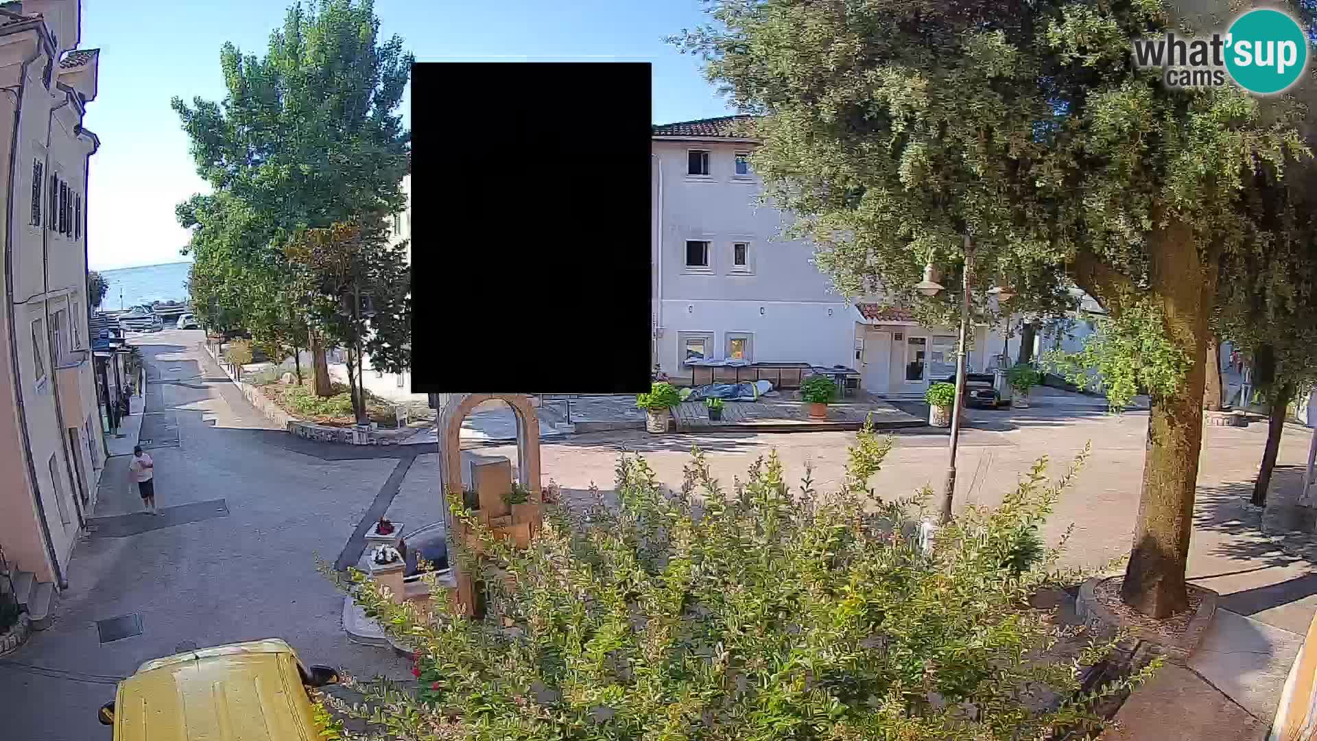 Webcam Mošćenička Draga Zentrum – Liveblick auf das Ortszentrum