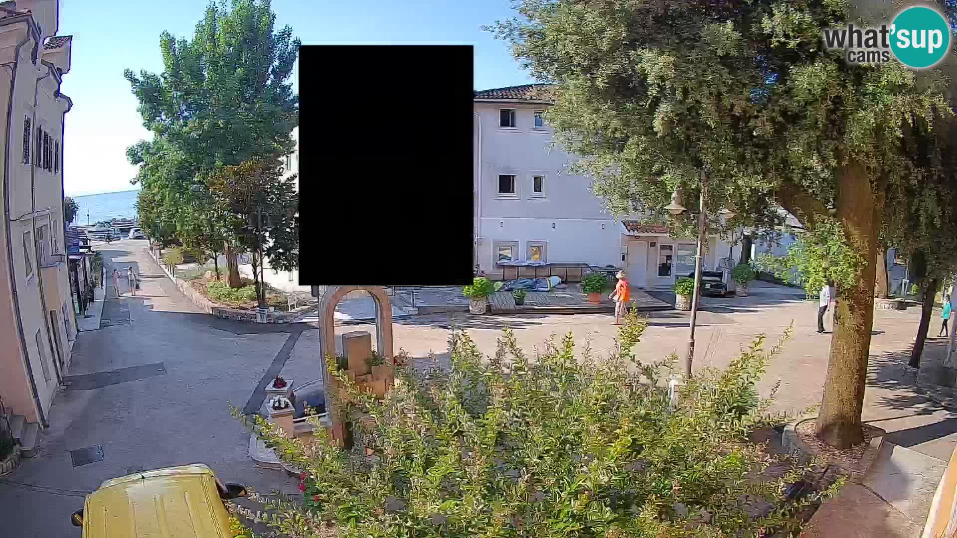 Webcam Mošćenička Draga Zentrum – Liveblick auf das Ortszentrum