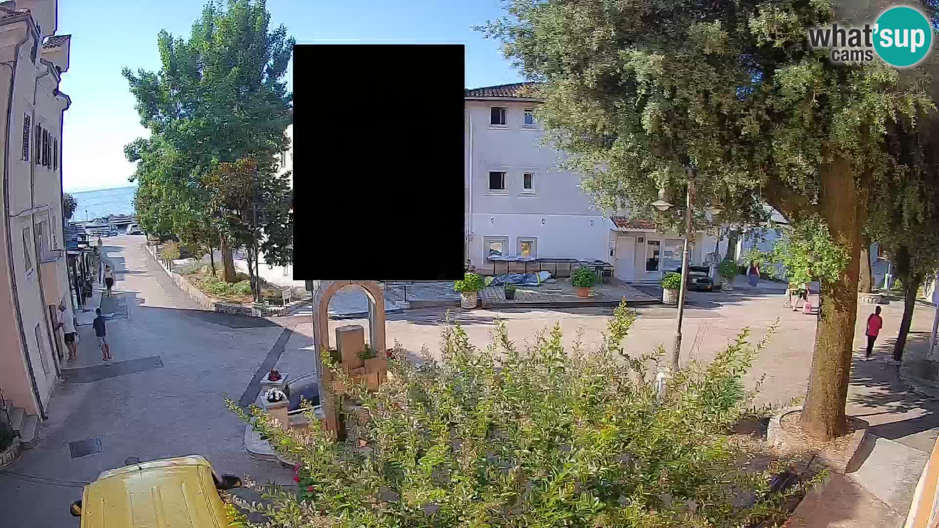 Web kamera centar Mošćeničke Drage – Pogled uživo