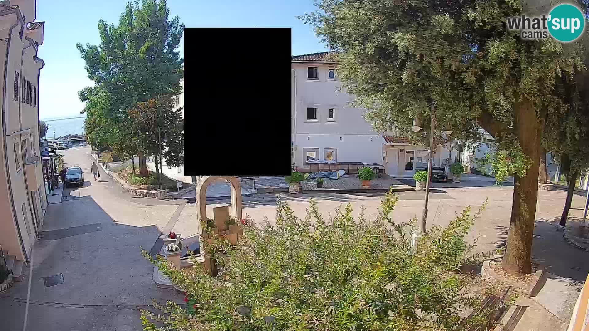 Webcam Mošćenička Draga Center – Live View of the Town Center
