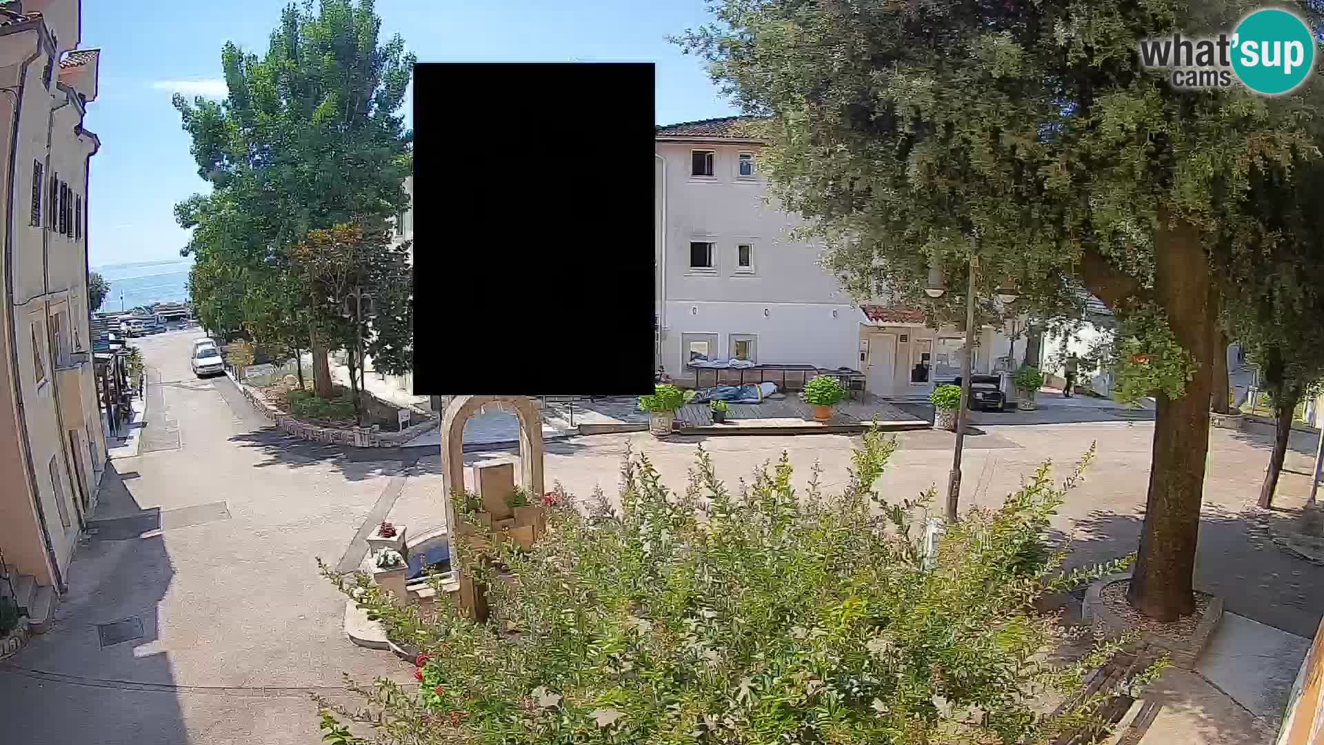 Webcam centre de Mošćenička Draga – Vue en direct du centre-ville