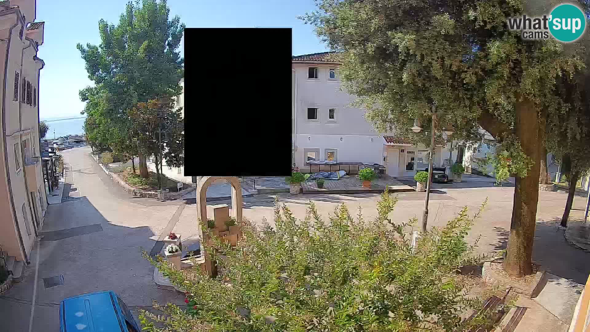 Webcam Mošćenička Draga Zentrum – Liveblick auf das Ortszentrum