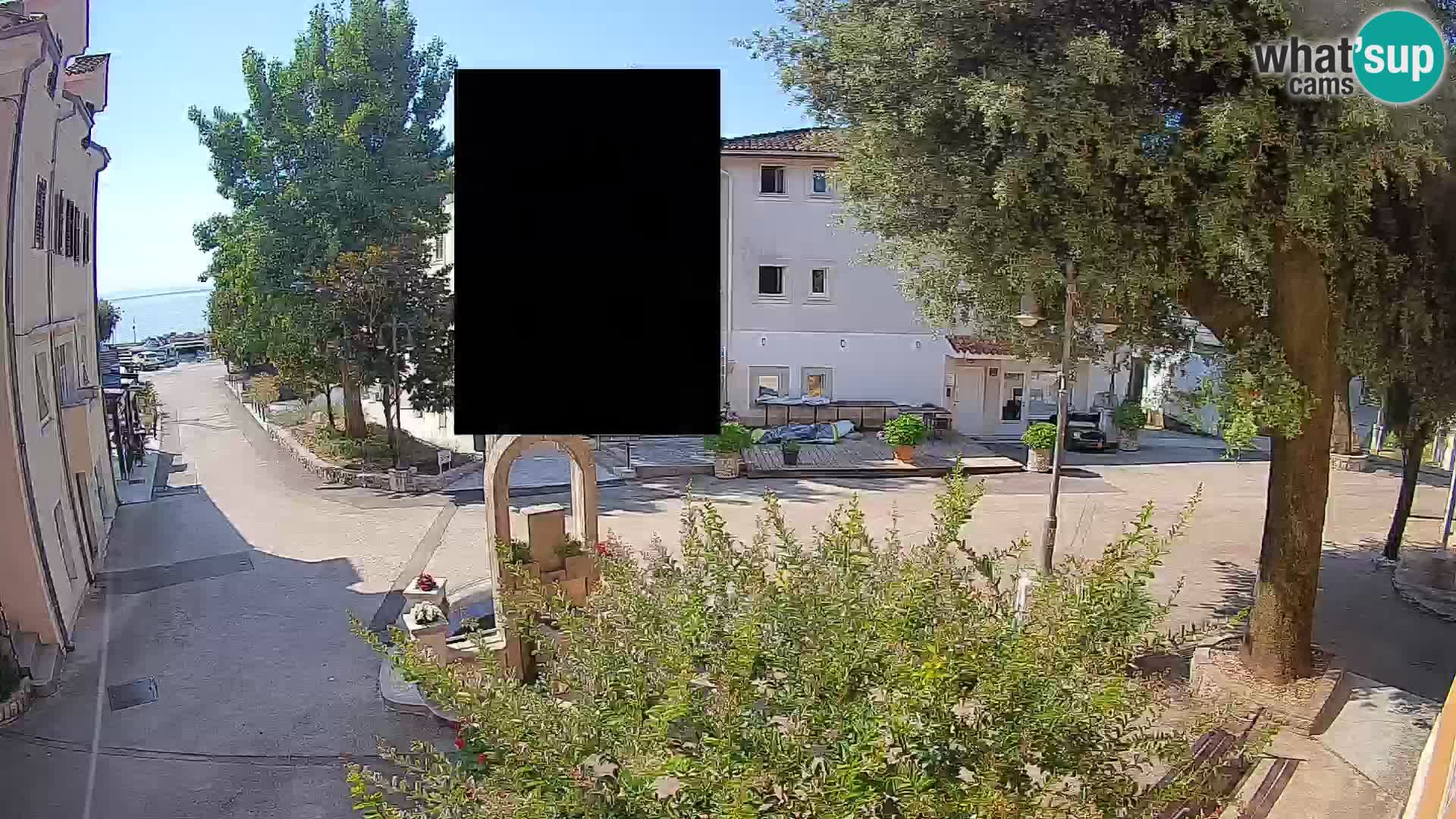 Webcam Mošćenička Draga Center – Live View of the Town Center