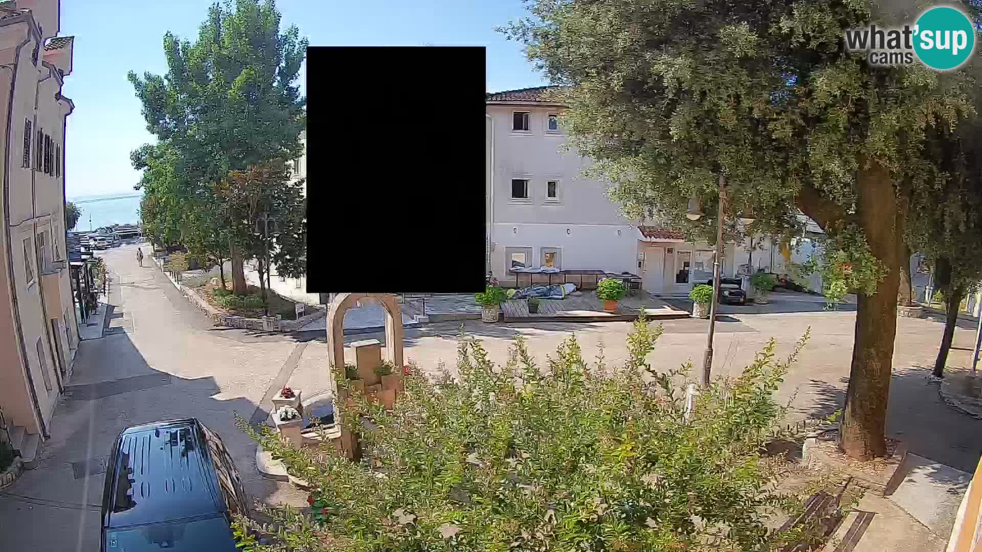 Webcam Centro Draga di Moschiena – Vista live sul centro