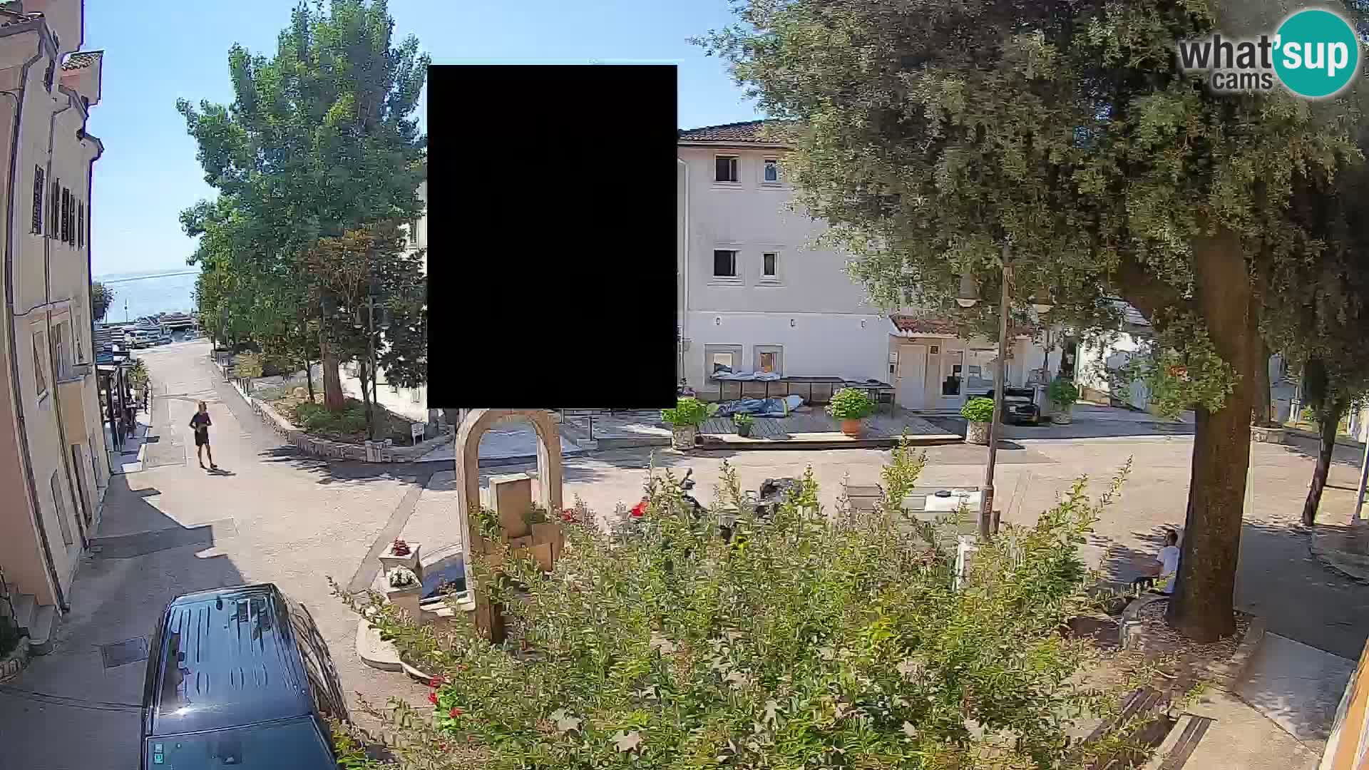 Webcam Mošćenička Draga Center – Live View of the Town Center